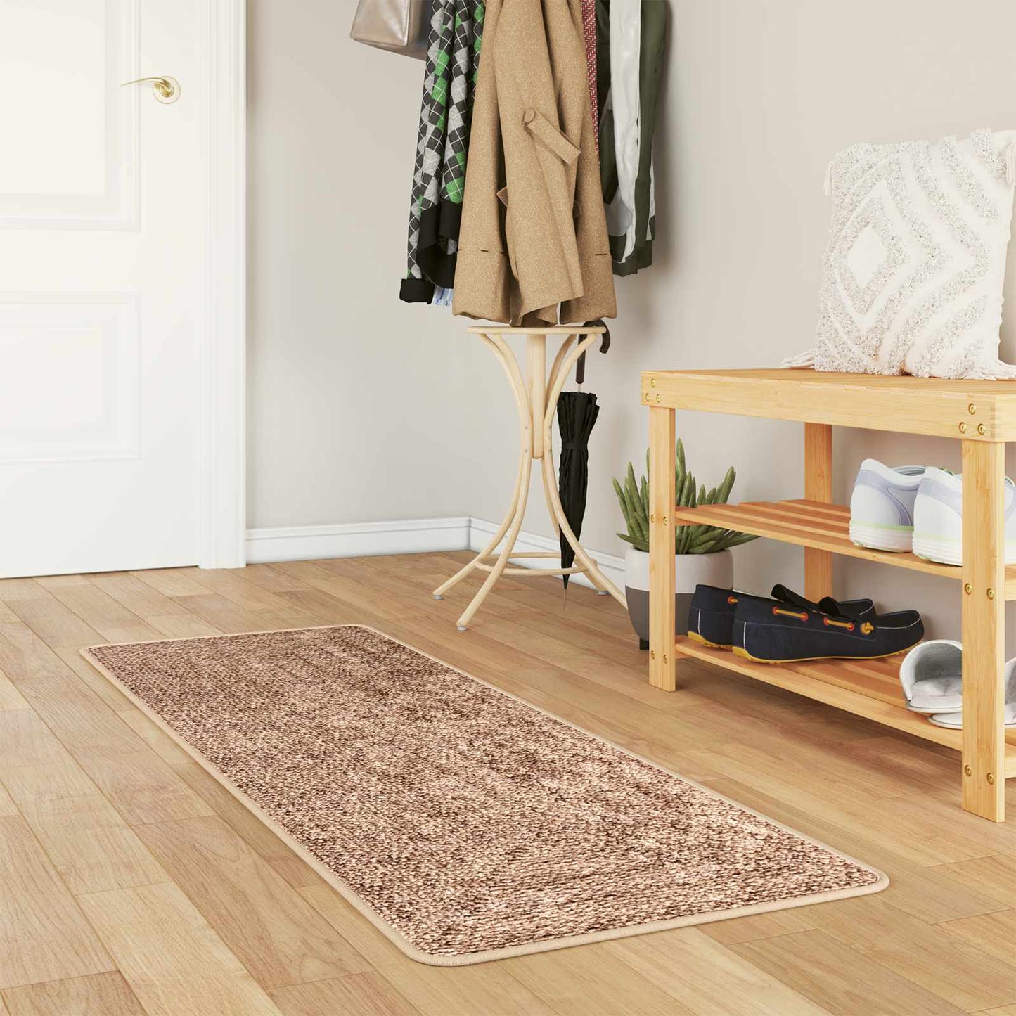 Teppichläufer MARSA Gelb 50 x 150 cm Polyester und PVC