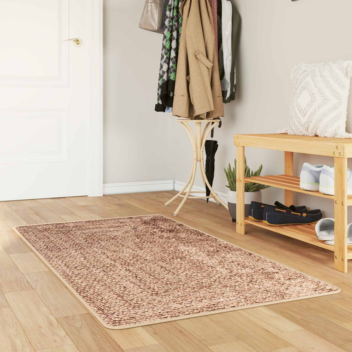 Teppichläufer MARSA Gelb 80 x 150 cm Polyester und PVC