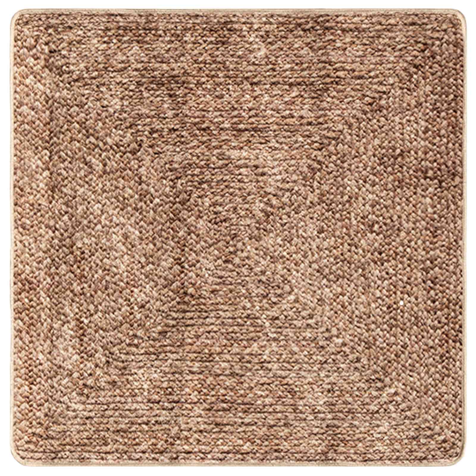 Teppichläufer MARSA Gelb 100 x 100 cm Polyester und PVC