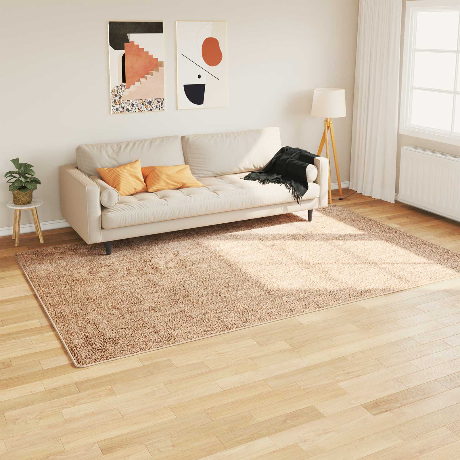 Teppichläufer MARSA Gelb 190 x 300 cm Polyester und PVC