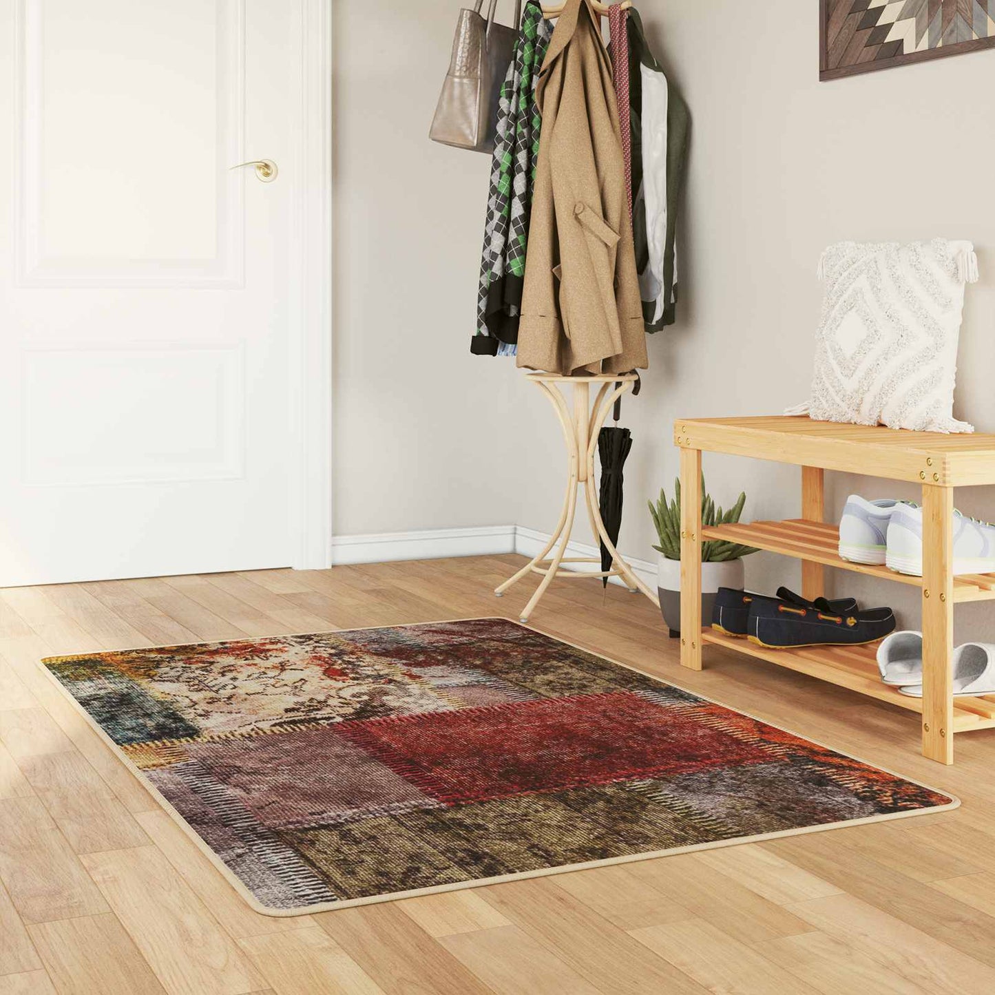 Teppichläufer MARSA Mehrfarbig 80 x 200 cm Polyester und PVC