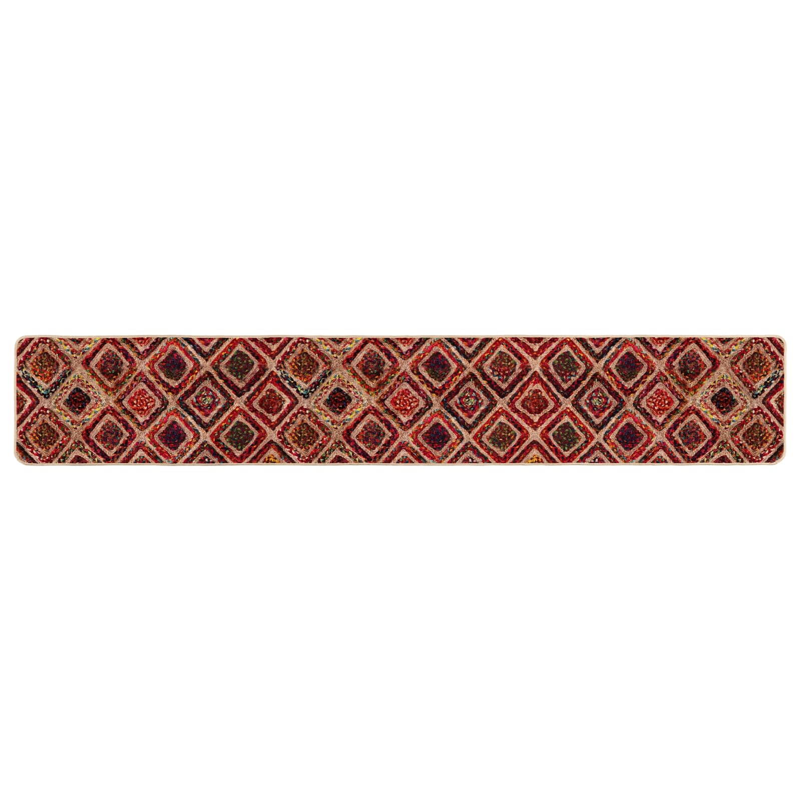 Teppichläufer MARSA Mehrfarbig 50 x 250 cm Polyester und PVC