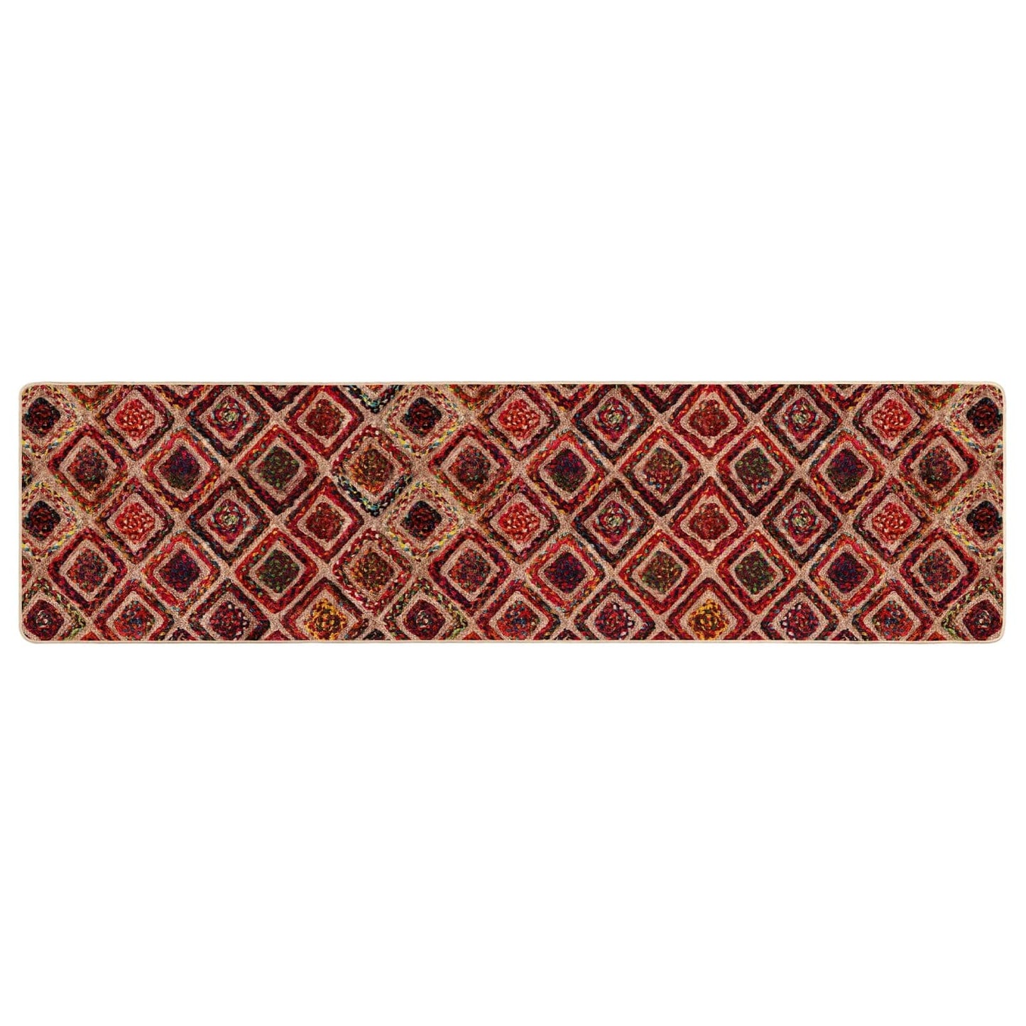 Teppichläufer MARSA Mehrfarbig 80 x 250 cm Polyester und PVC