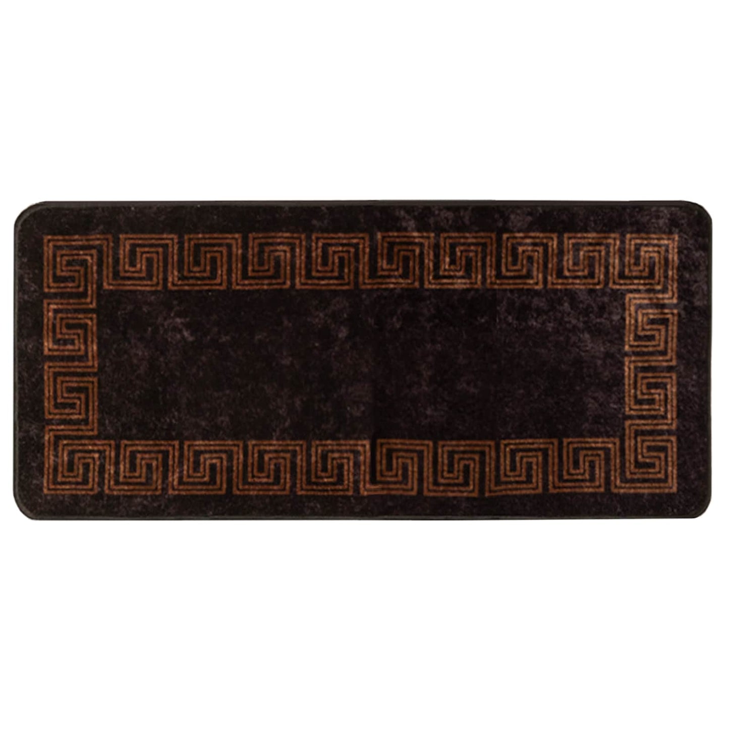 Teppichläufer MARSA Schwarz 50 x 100 cm Polyester und PVC
