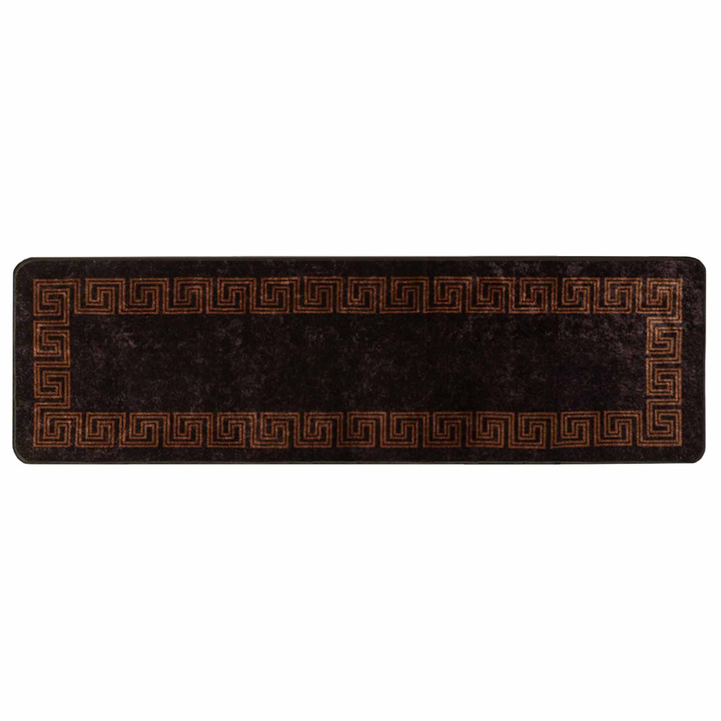 Teppichläufer MARSA Schwarz 50 x 150 cm Polyester und PVC
