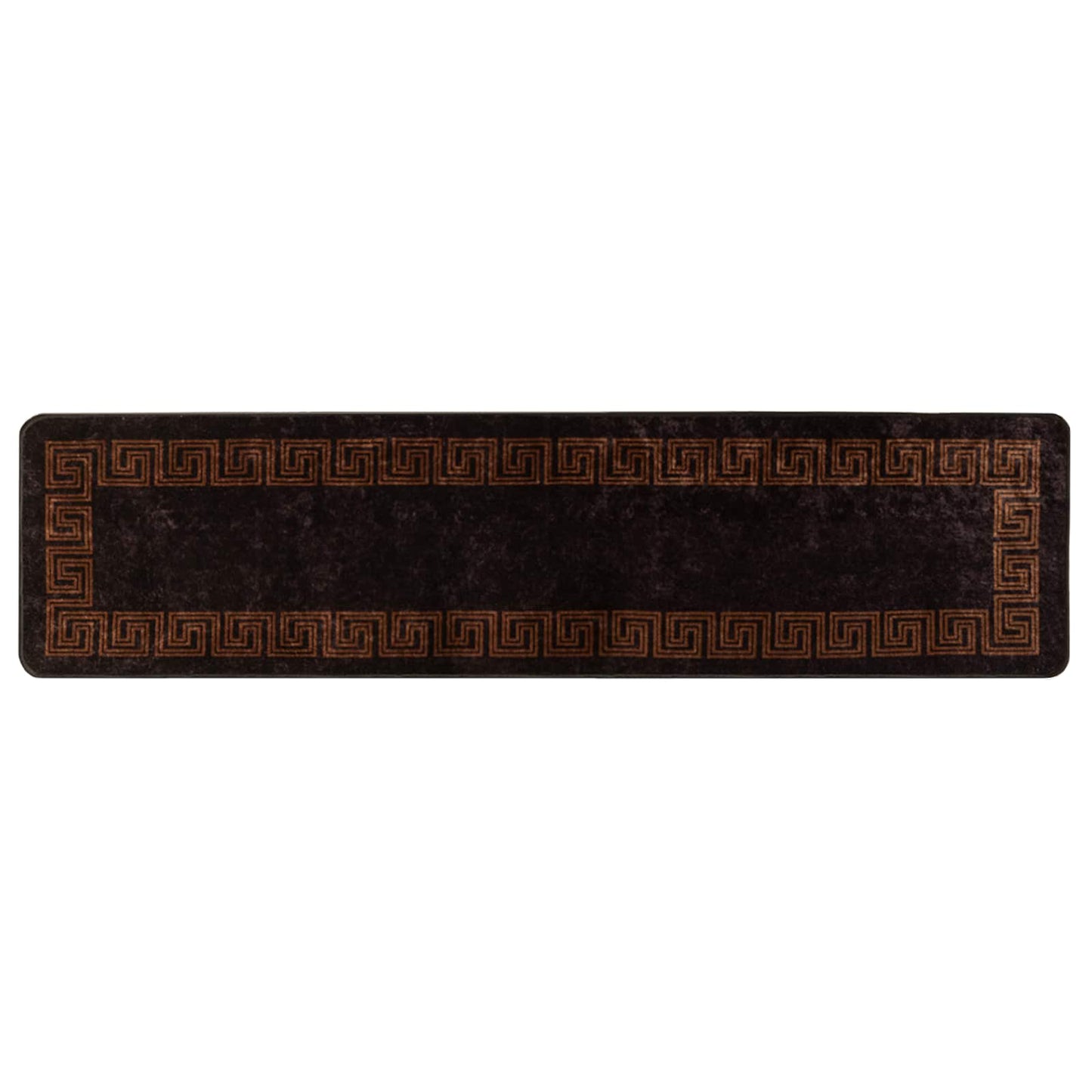 Teppichläufer MARSA Schwarz 50 x 200 cm Polyester und PVC