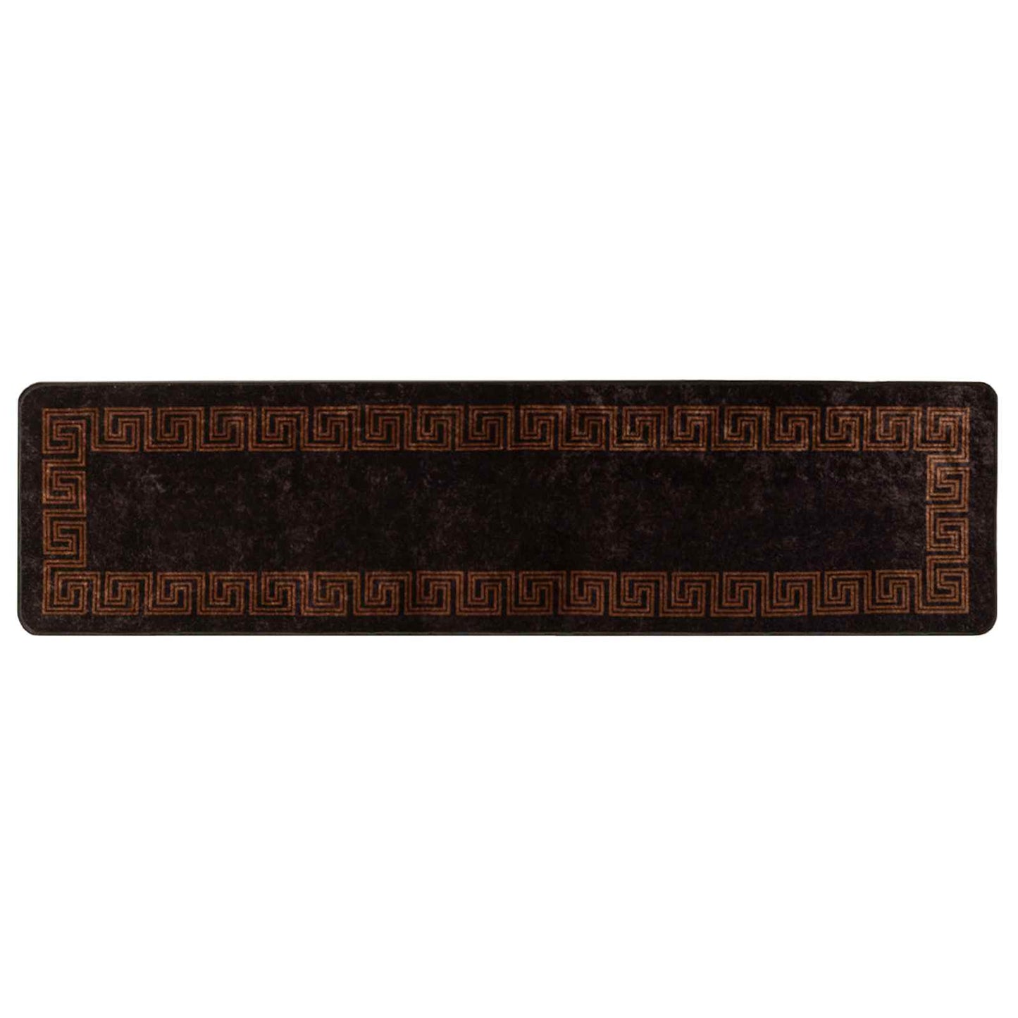 Teppichläufer MARSA Schwarz 100 x 350 cm Polyester und PVC