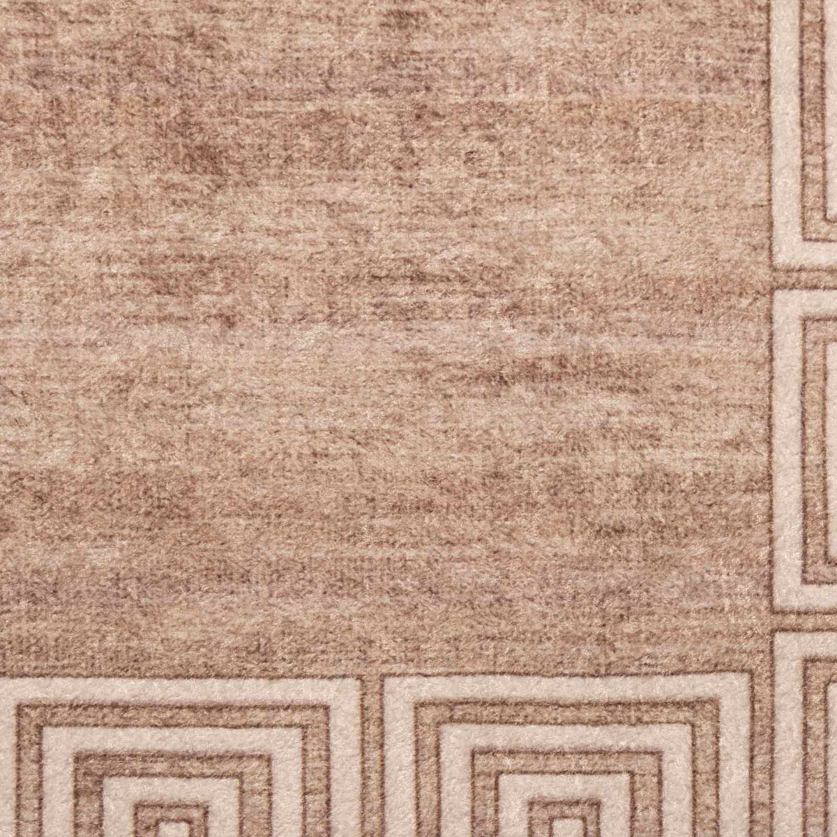 Teppichläufer MARSA Beige und Gold 50 x 150 cm