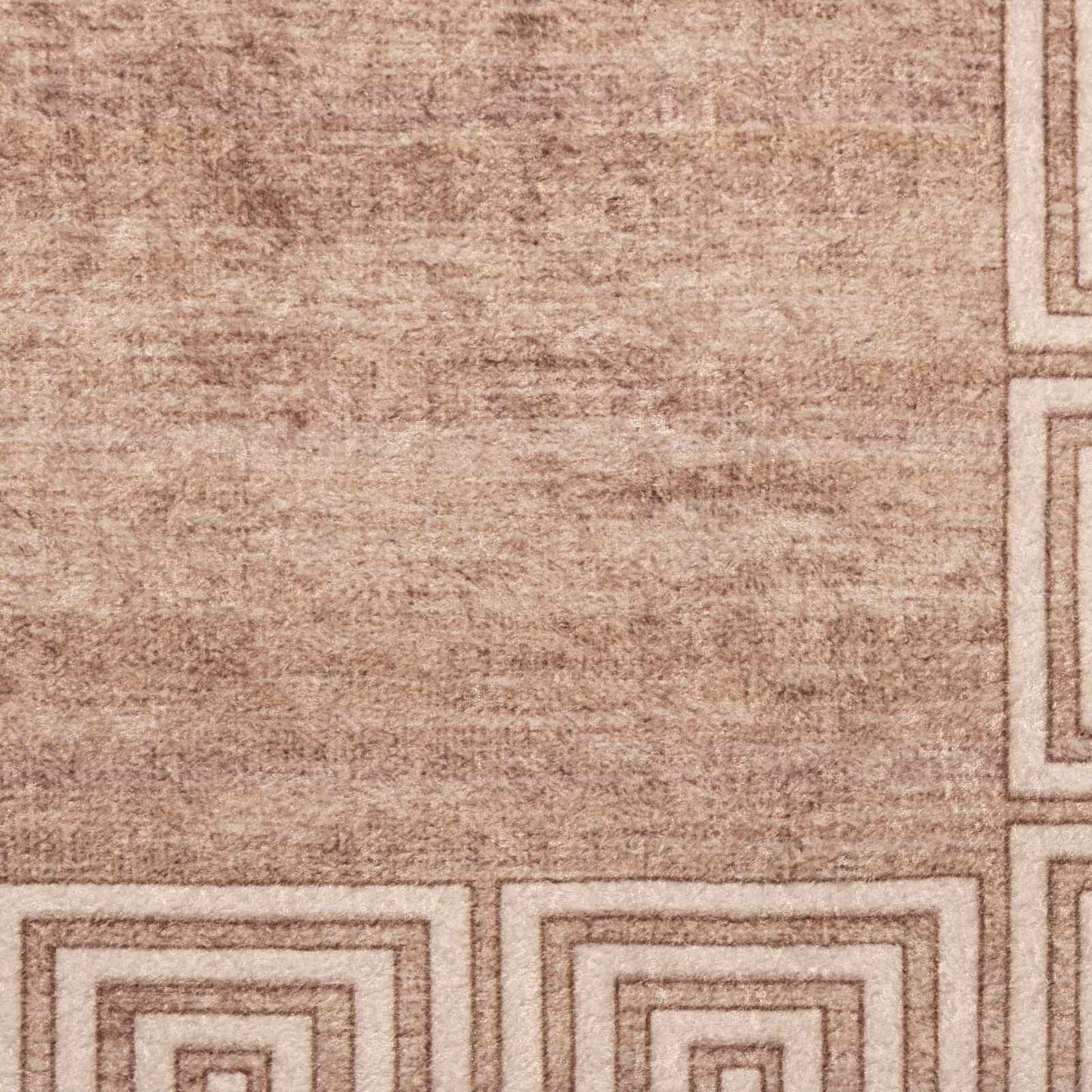 Teppichläufer MARSA Weiß 80 x 100 cm Polyester und PVC