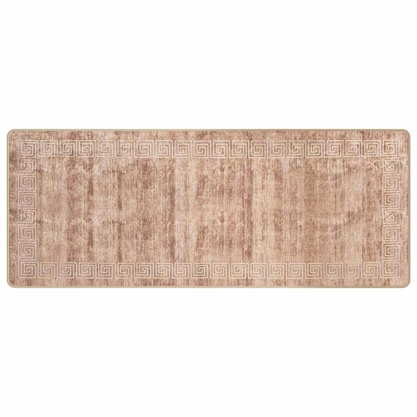 Teppichläufer MARSA Weiß 80 x 200 cm Polyester und PVC