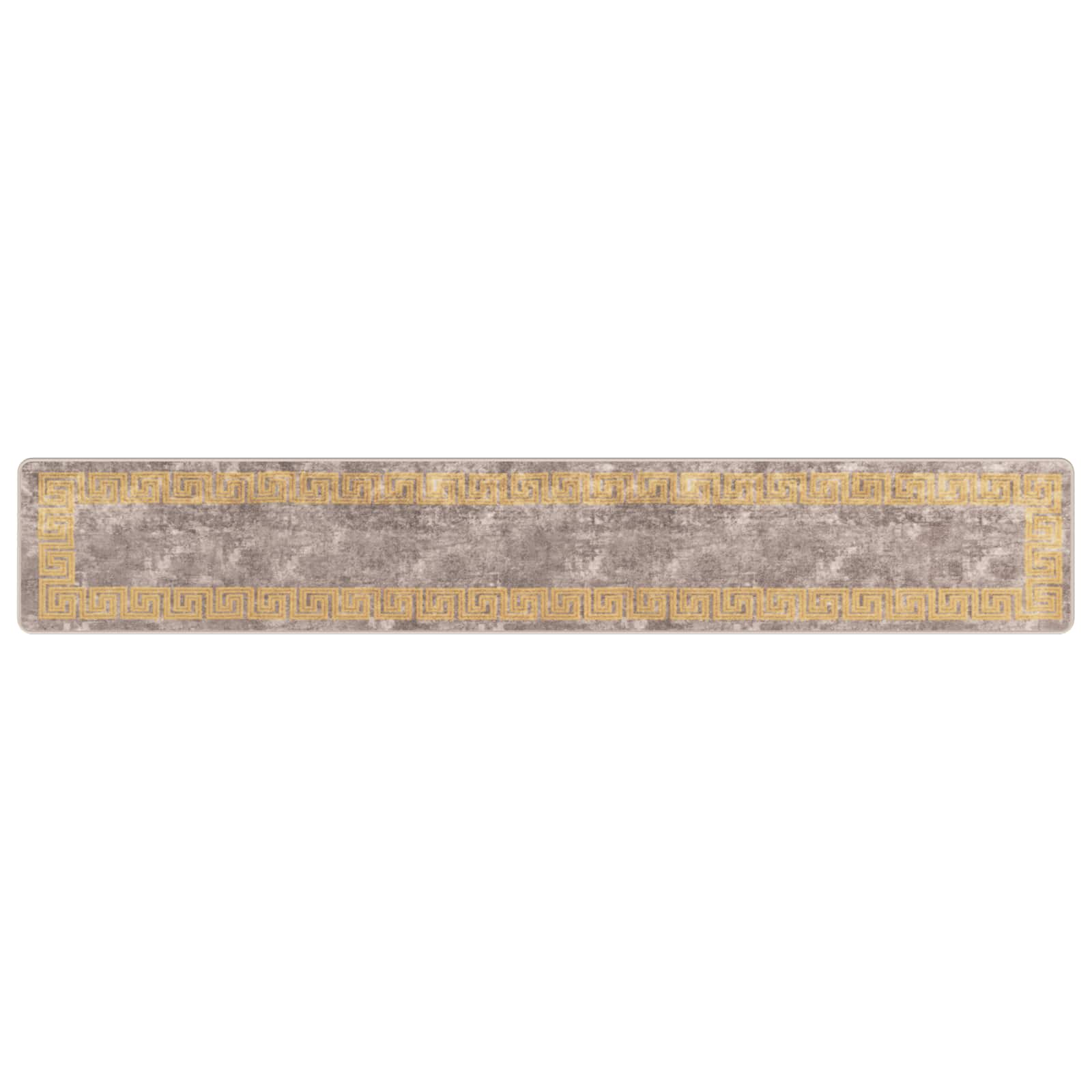Teppichläufer MARSA Grau 50 x 300 cm Polyester und PVC