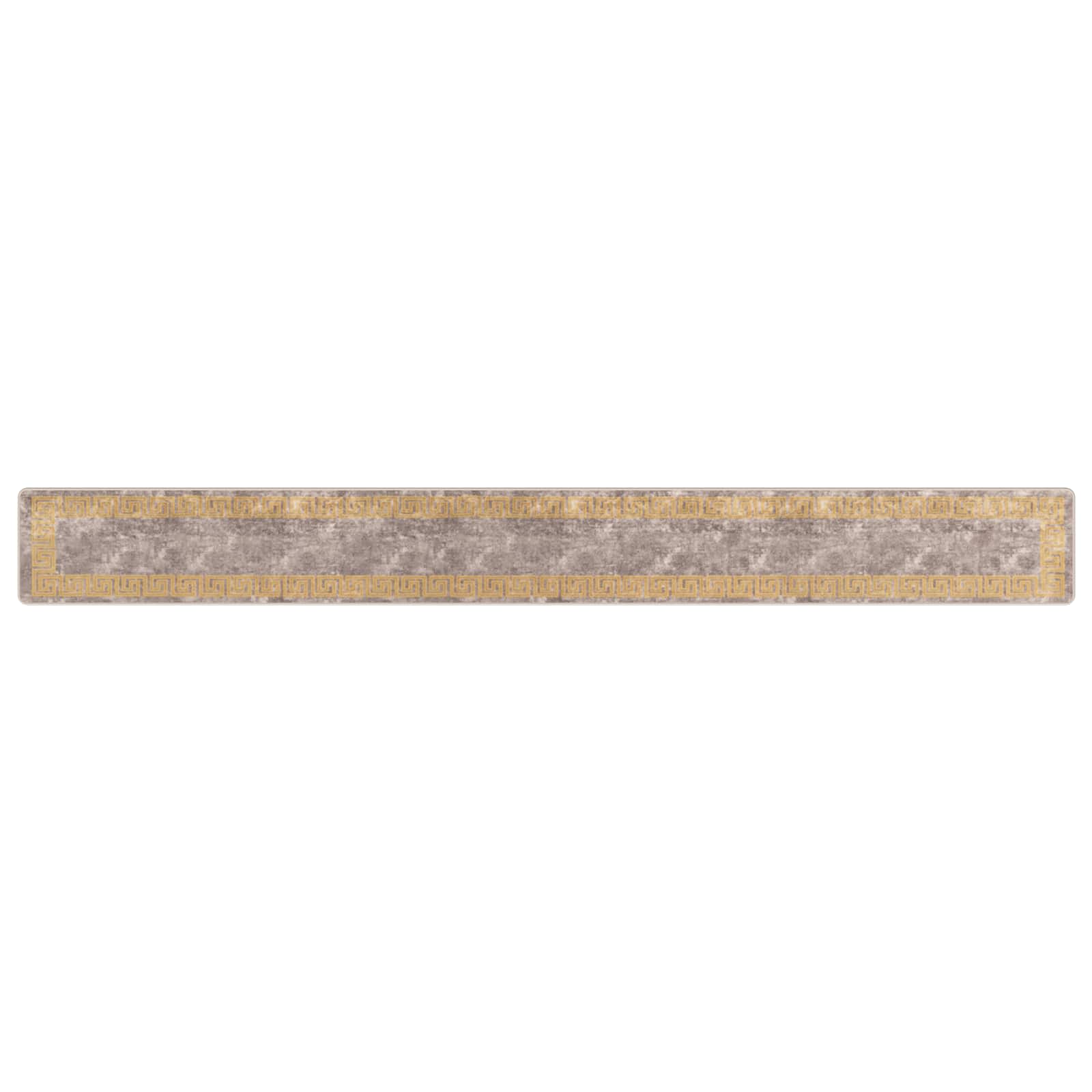 Teppichläufer MARSA Grau 50 x 450 cm Polyester und PVC