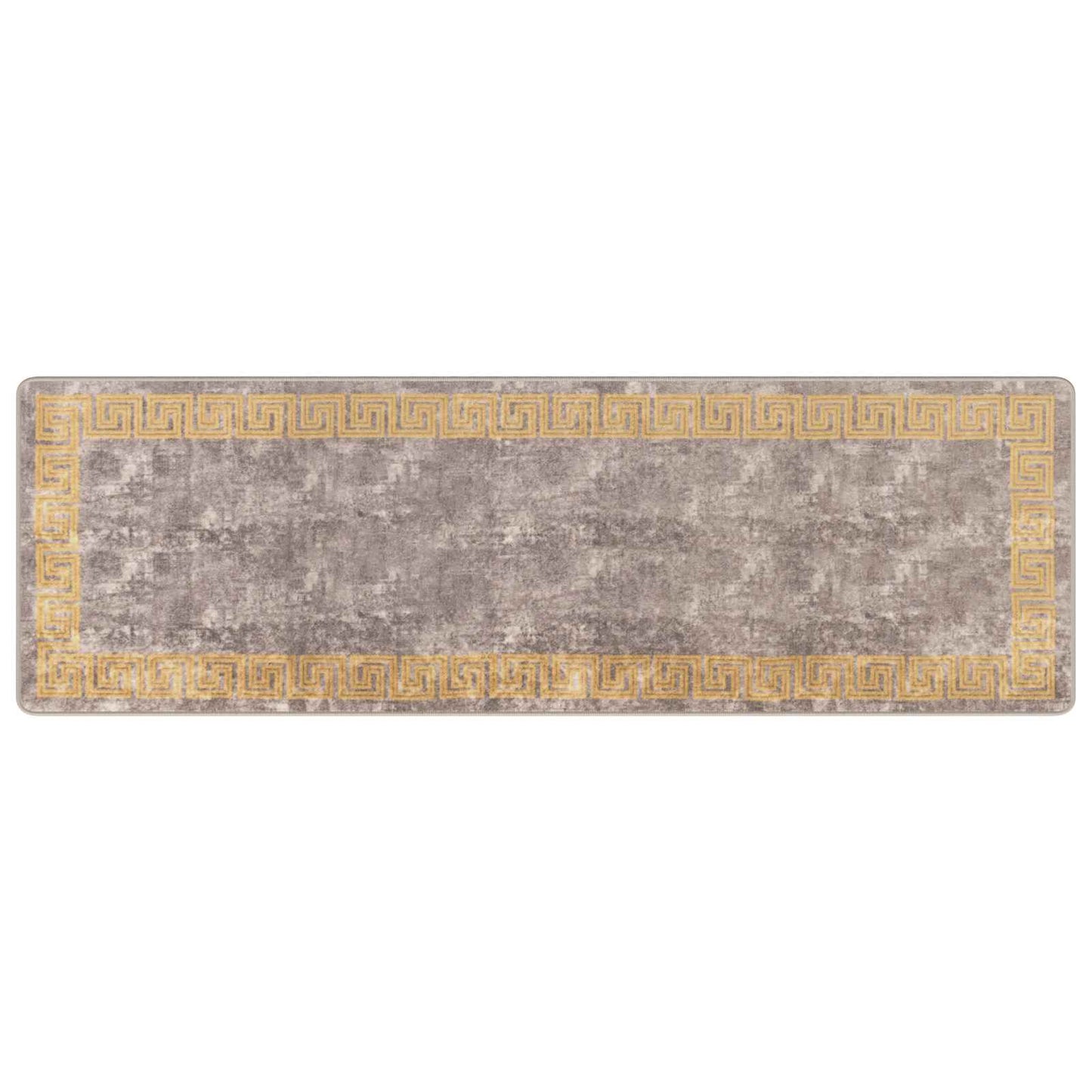 Teppichläufer MARSA Grau 80 x 250 cm Polyester und PVC