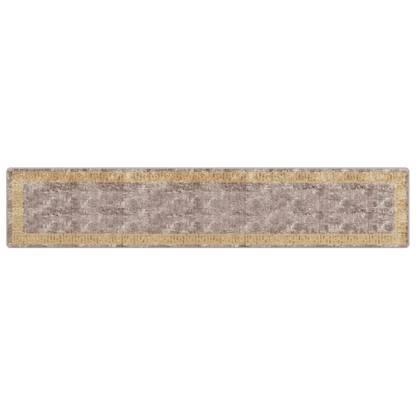 Teppichläufer MARSA Grau 80 x 400 cm Polyester und PVC