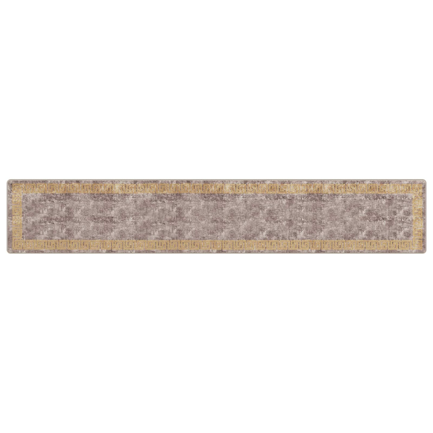 Teppichläufer MARSA Grau 80 x 450 cm Polyester und PVC