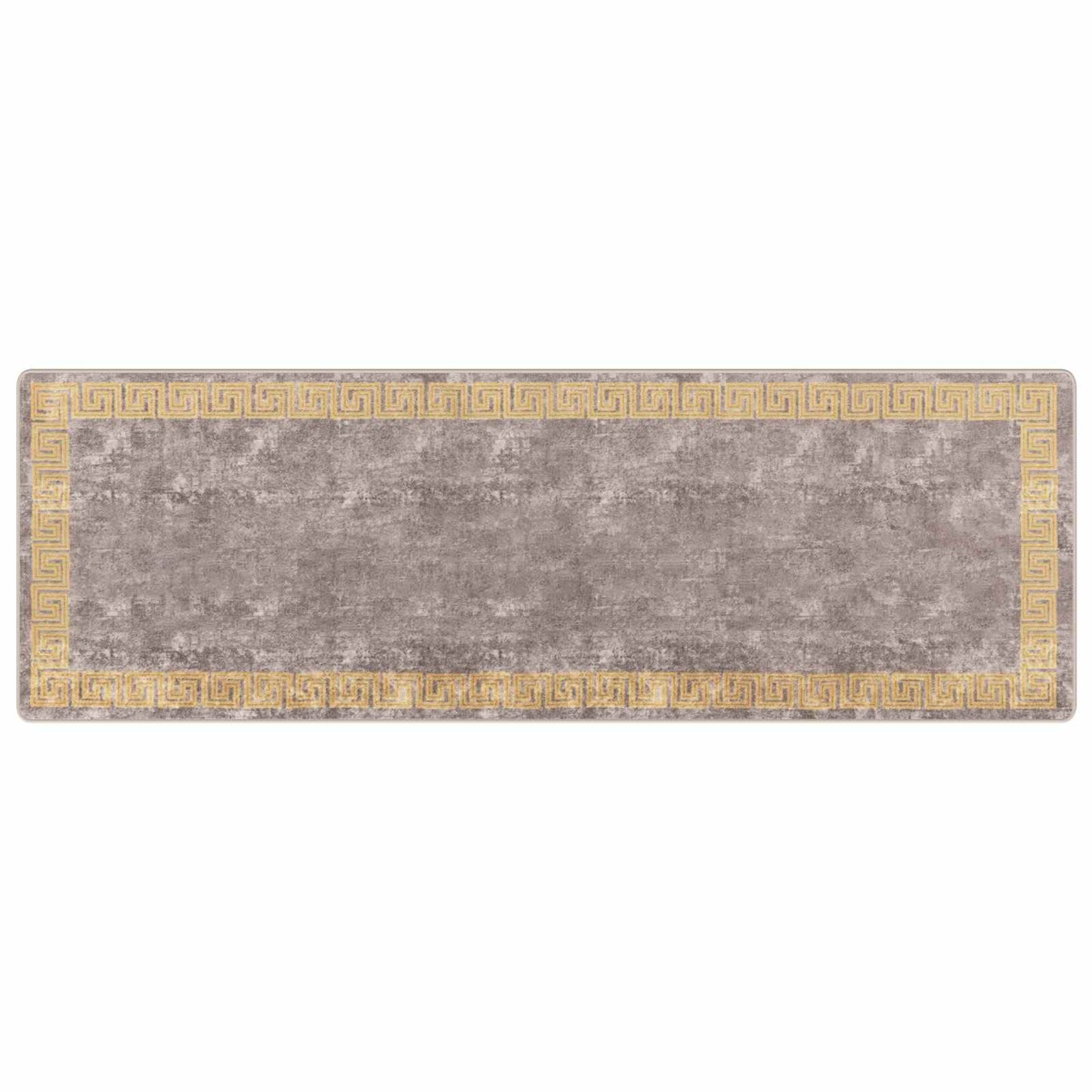 Teppichläufer MARSA Grau 100 x 300 cm Polyester und PVC