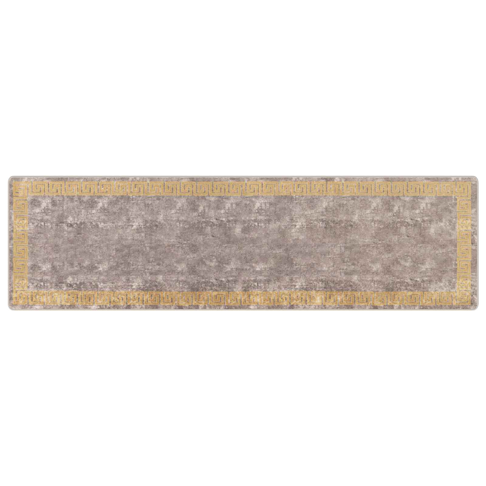 Teppichläufer MARSA Grau 100 x 350 cm Polyester und PVC