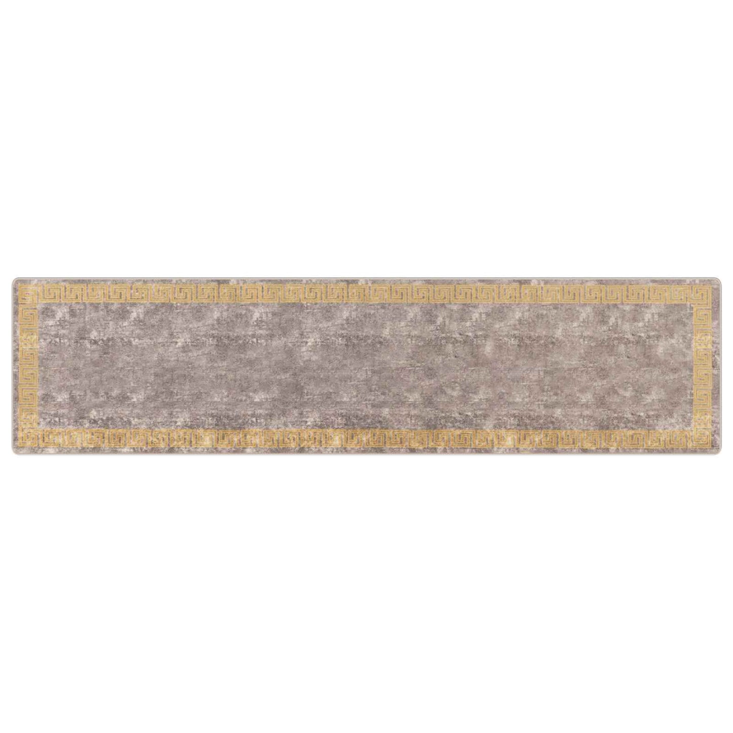 Teppichläufer MARSA Grau 100 x 400 cm Polyester und PVC