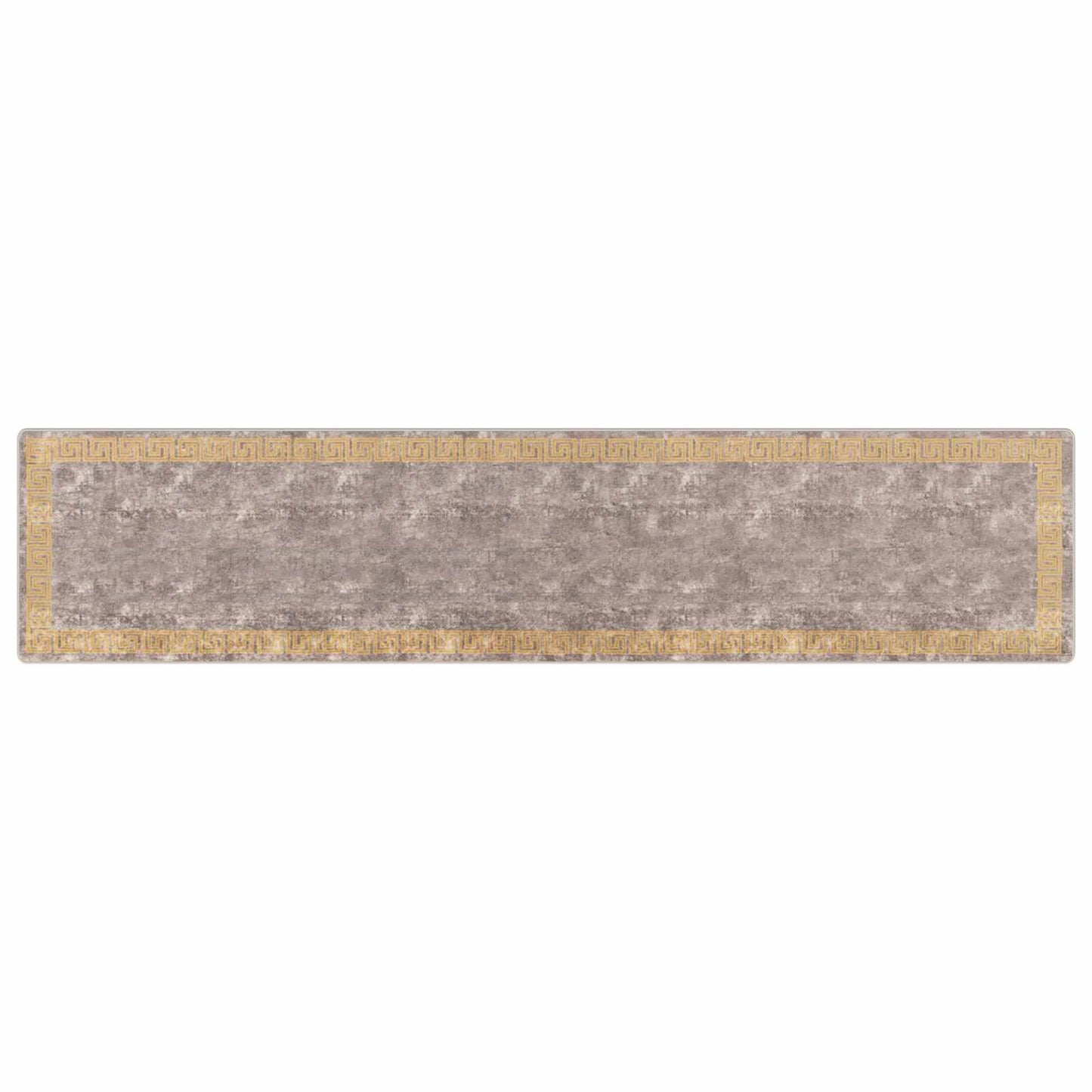 Teppichläufer MARSA Grau 100 x 450 cm Polyester und PVC