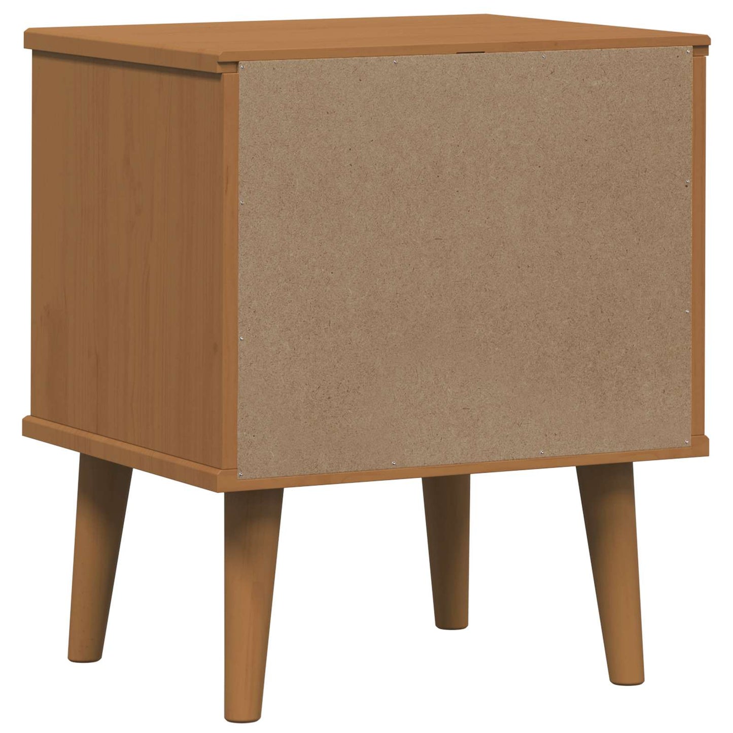 Nachttisch MOLDE Karamell 40 x 35 x 48 cm Massives Kiefernholz