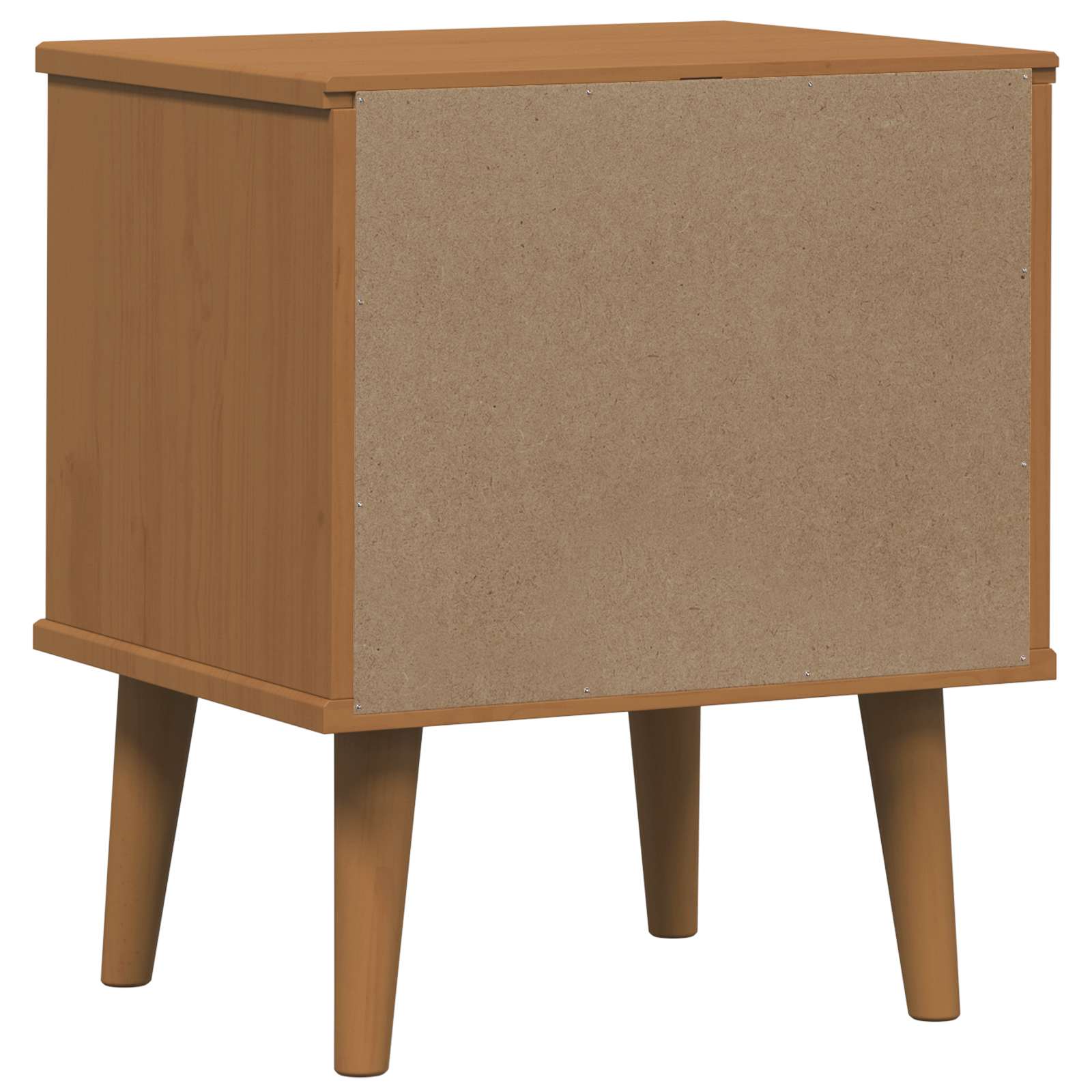 Nachttisch MOLDE Karamell 40 x 35 x 48 cm Massives Kiefernholz
