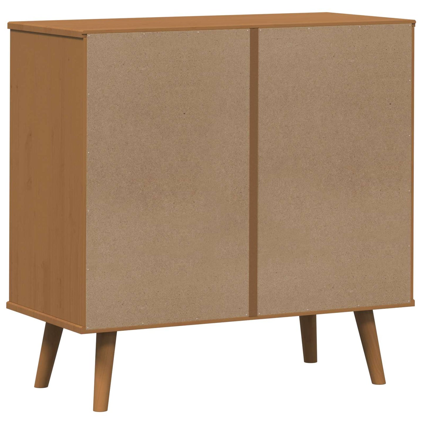 Kommode MOLDE Karamell 80 x 40 x 80 cm Massives Kiefernholz