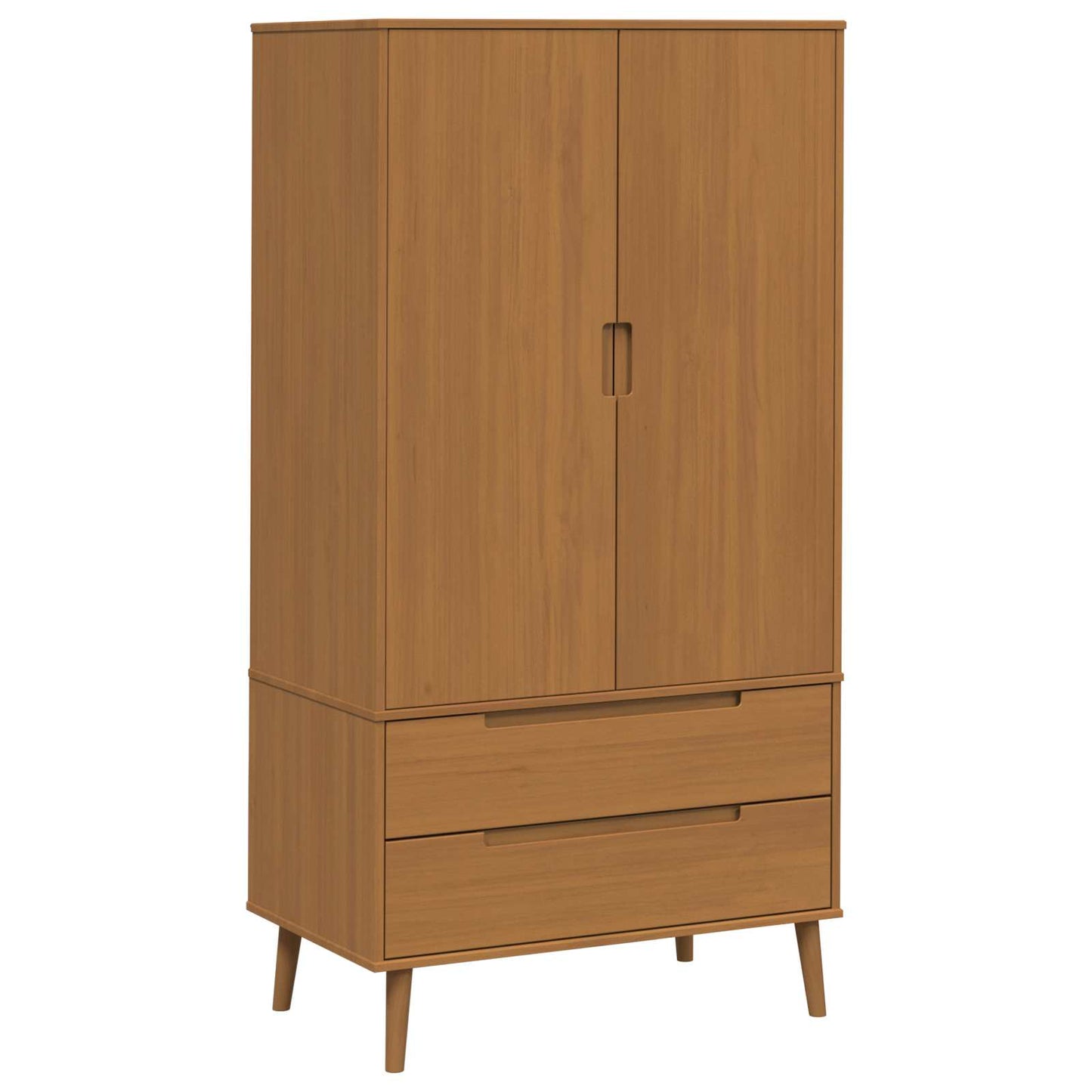 Kleiderschrank MOLDE Karamell 90 x 55 x 175 cm