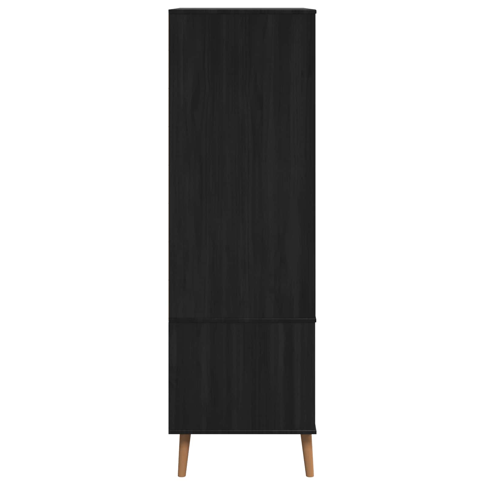 Kleiderschrank MOLDE Schwarz 90 x 55 x 175 cm