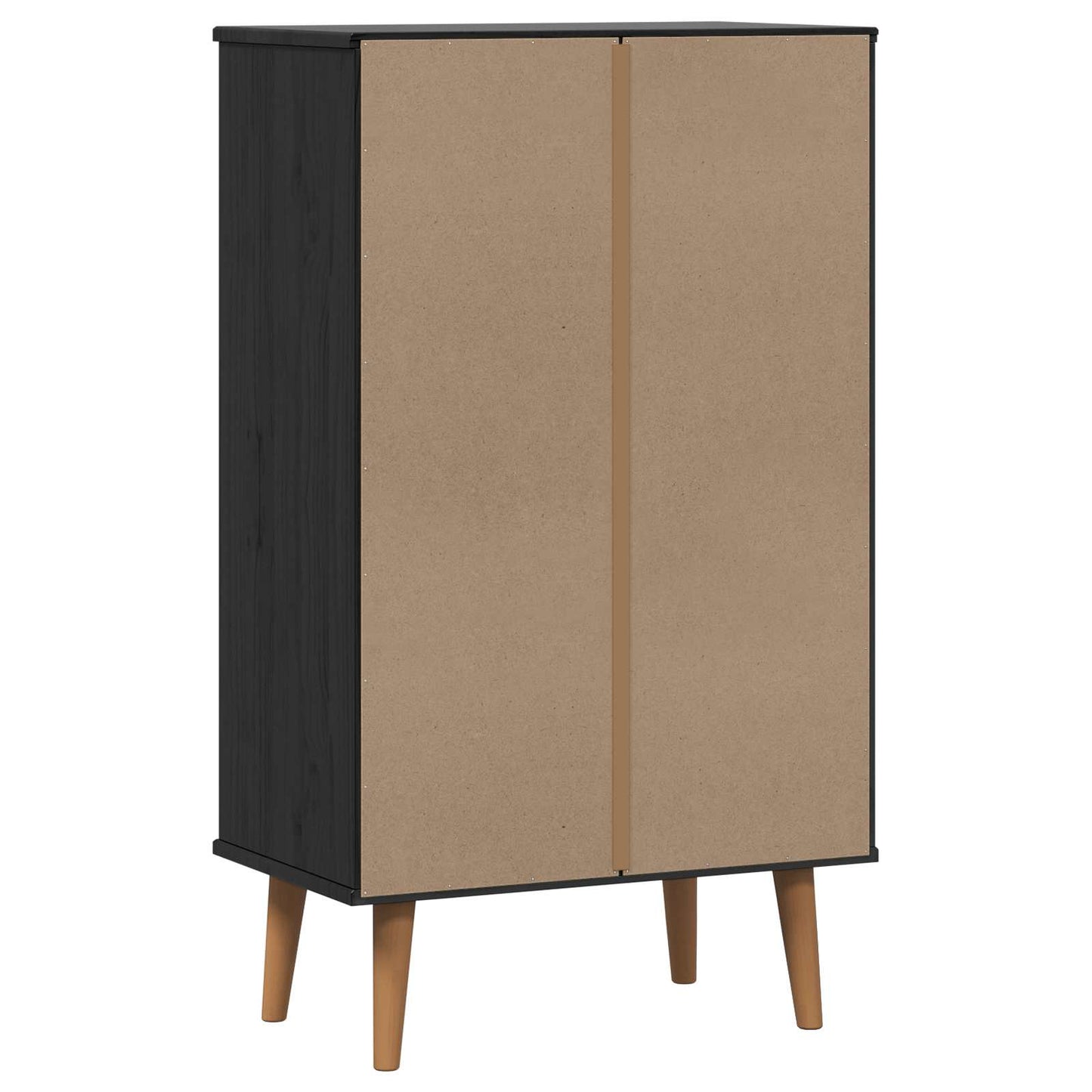 Schuhschrank MOLDE 59,5 x 35 x 103 cm Massives Kiefernholz