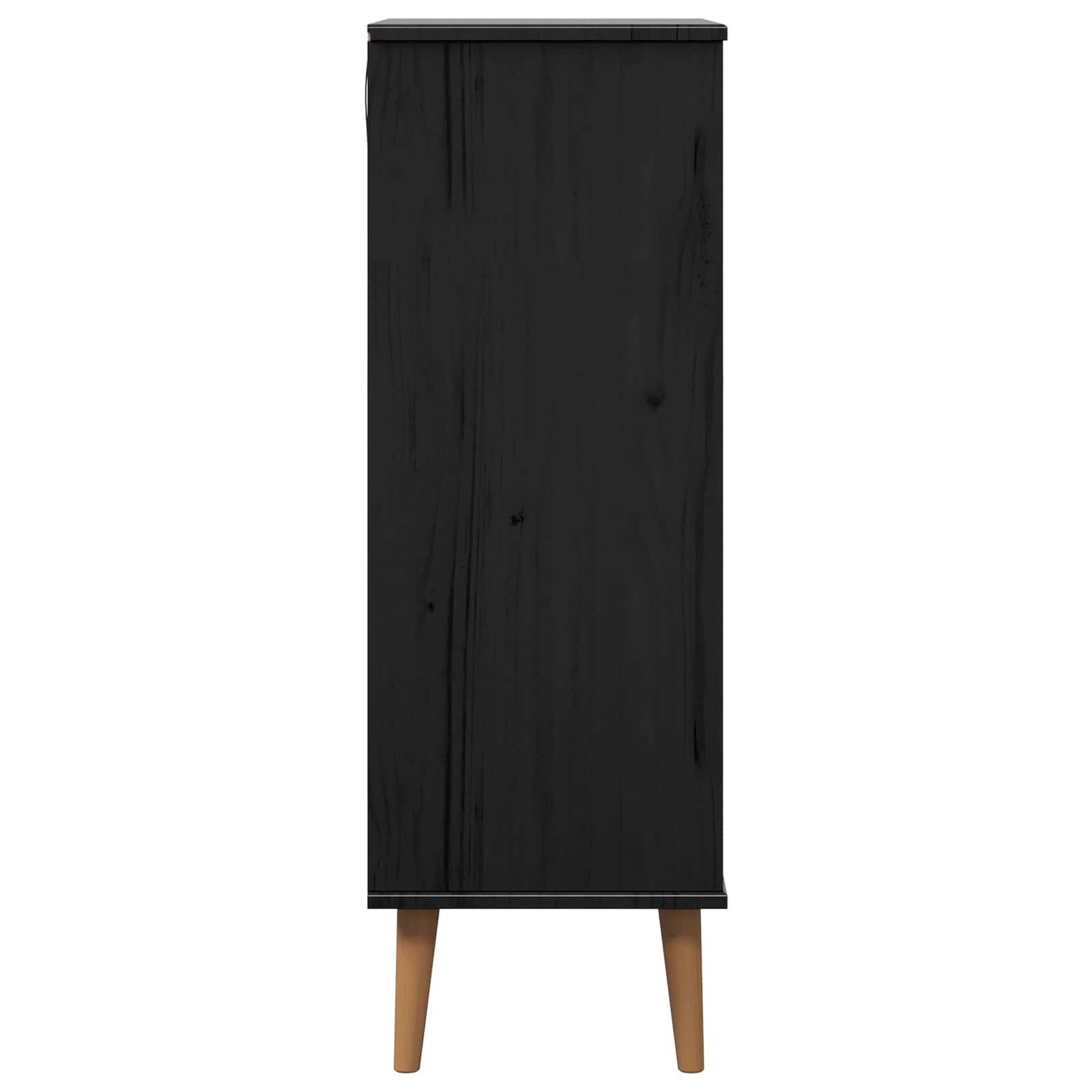 Schuhschrank MOLDE 59,5 x 35 x 103 cm Massives Kiefernholz