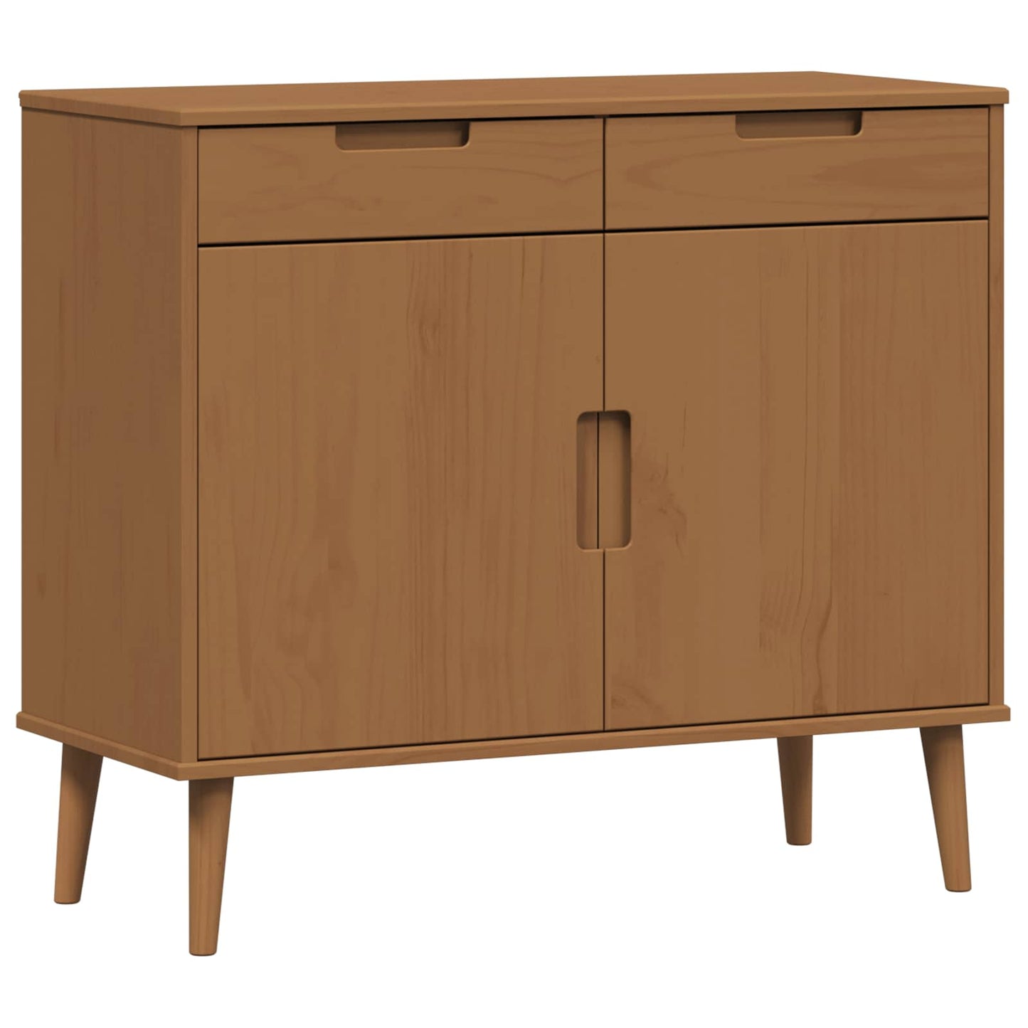 Sideboard MOLDE Karamell 90 x 40 x 80 cm