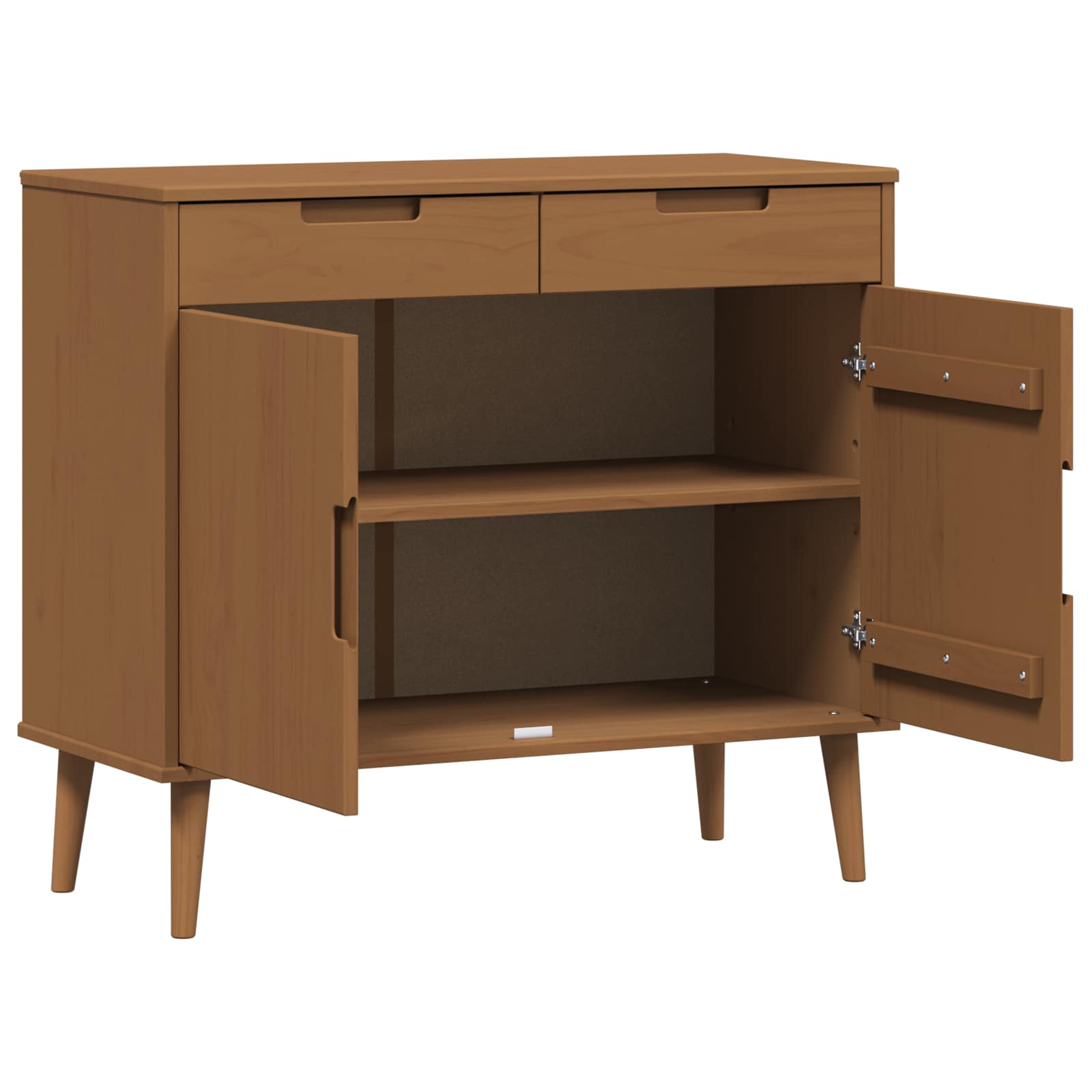 Sideboard MOLDE Karamell 90 x 40 x 80 cm