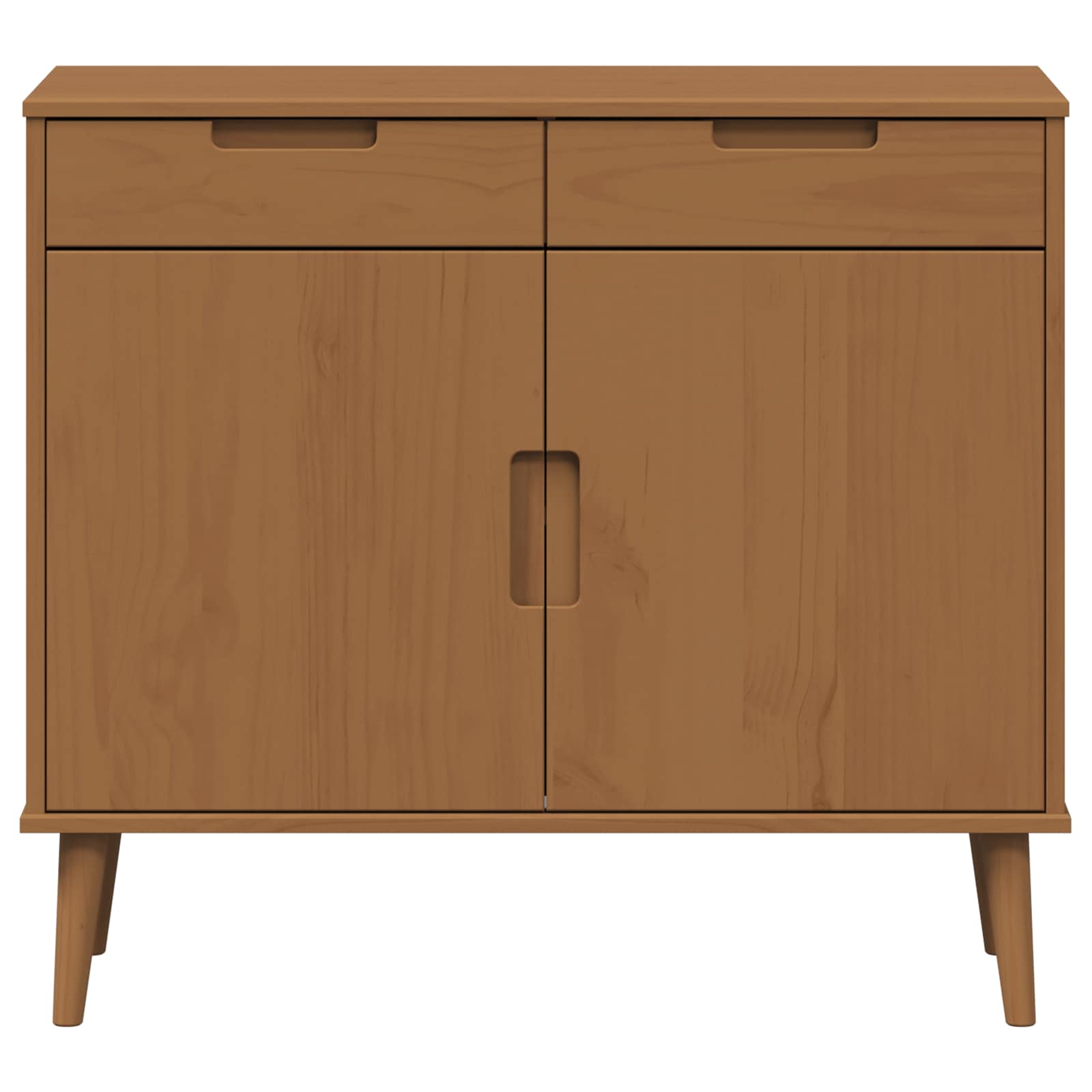 Sideboard MOLDE Karamell 90 x 40 x 80 cm