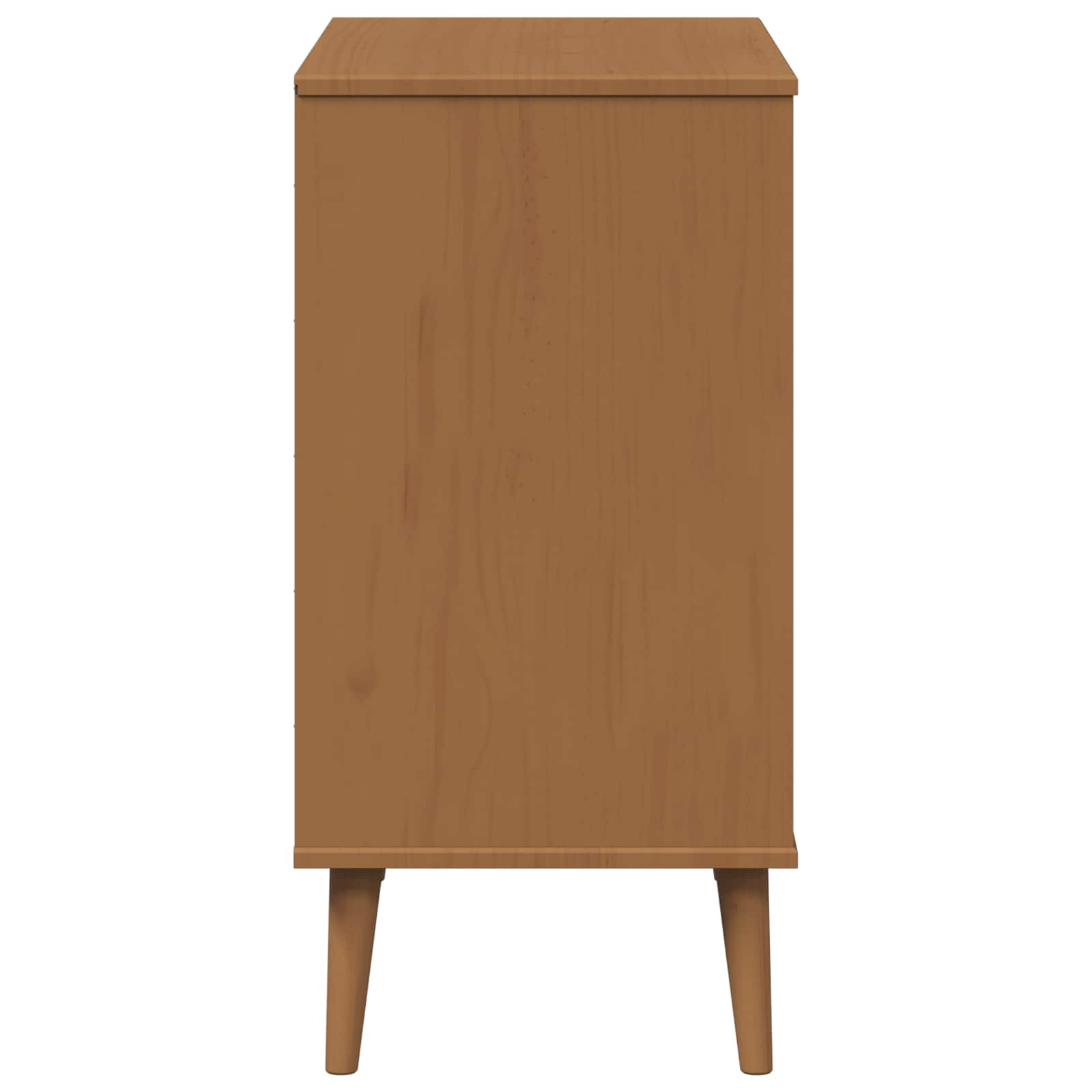 Sideboard MOLDE Karamell 90 x 40 x 80 cm