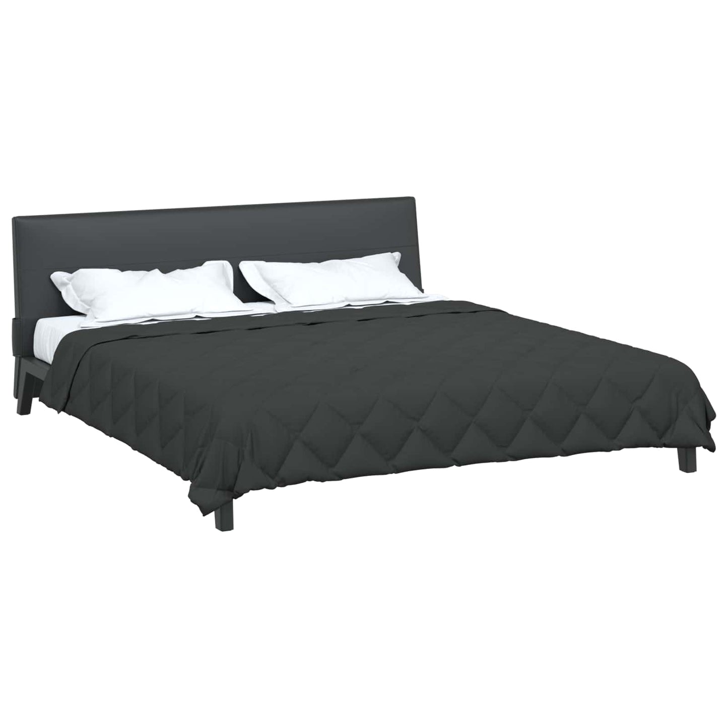 Sommerdecke 220 x 240 cm Sommer 200 gsm Anthrazit