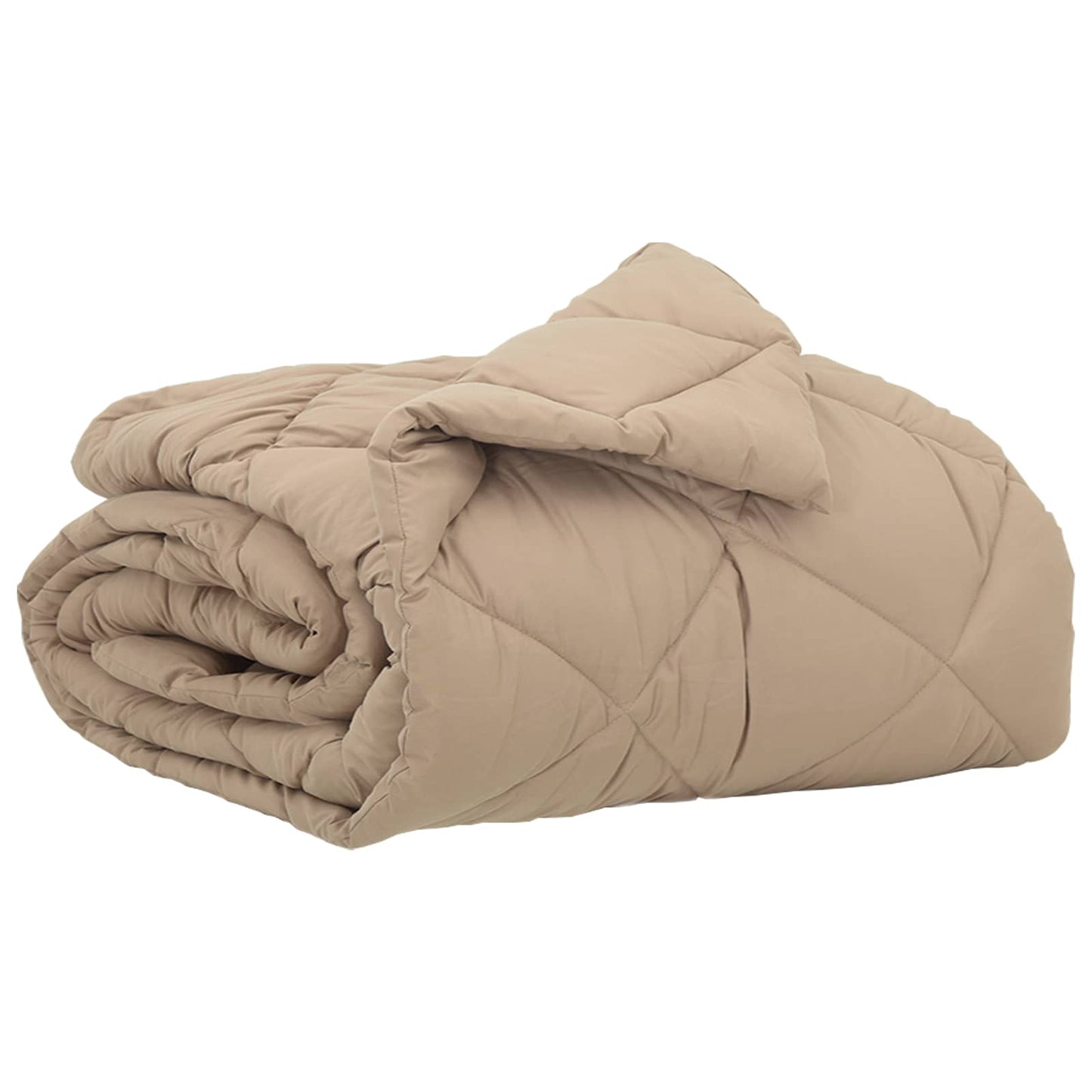 Sommerdecke 220 x 155 cm Sommer 200 gsm Taupe