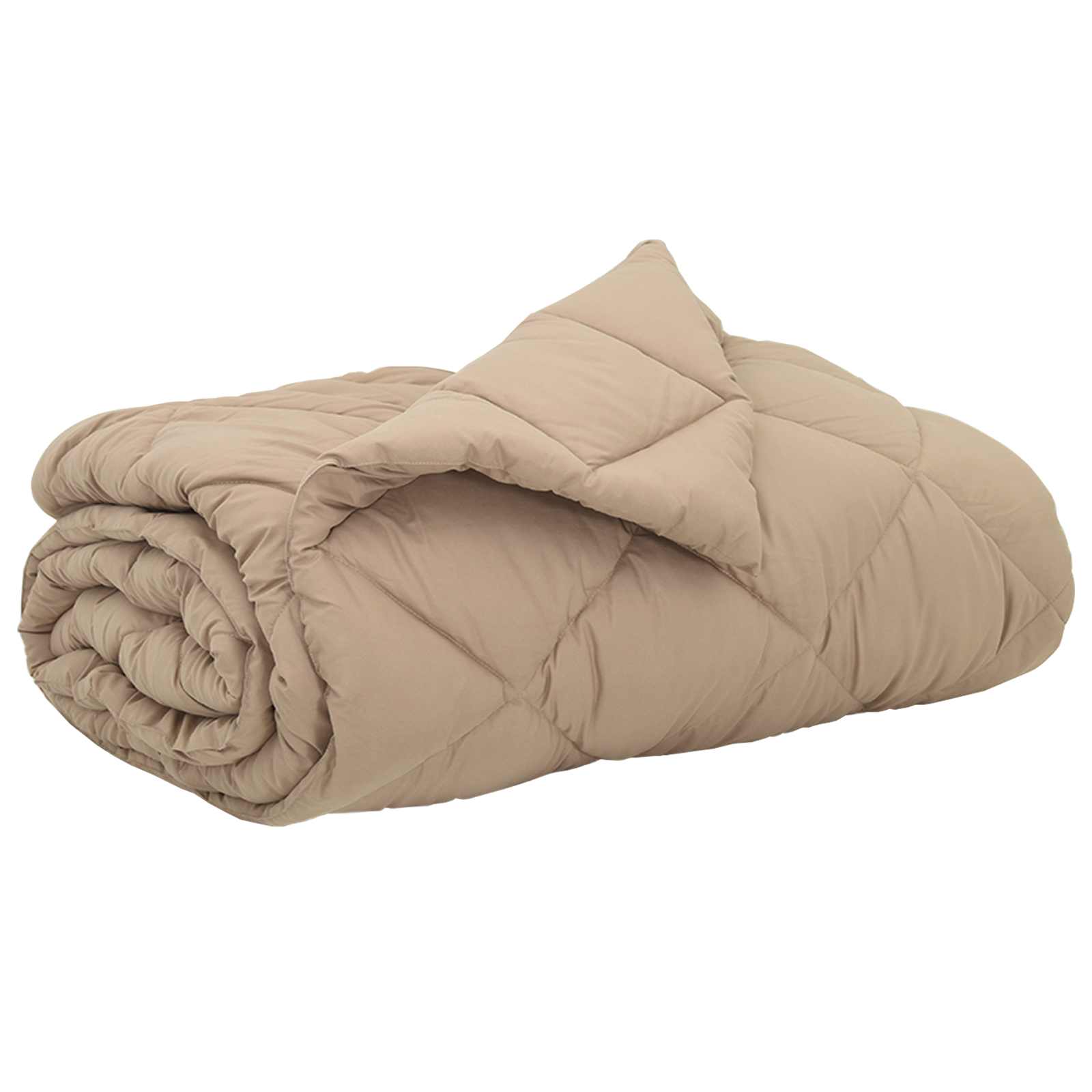 Sommerdecke 220 x 240 cm Sommer 200 gsm Taupe