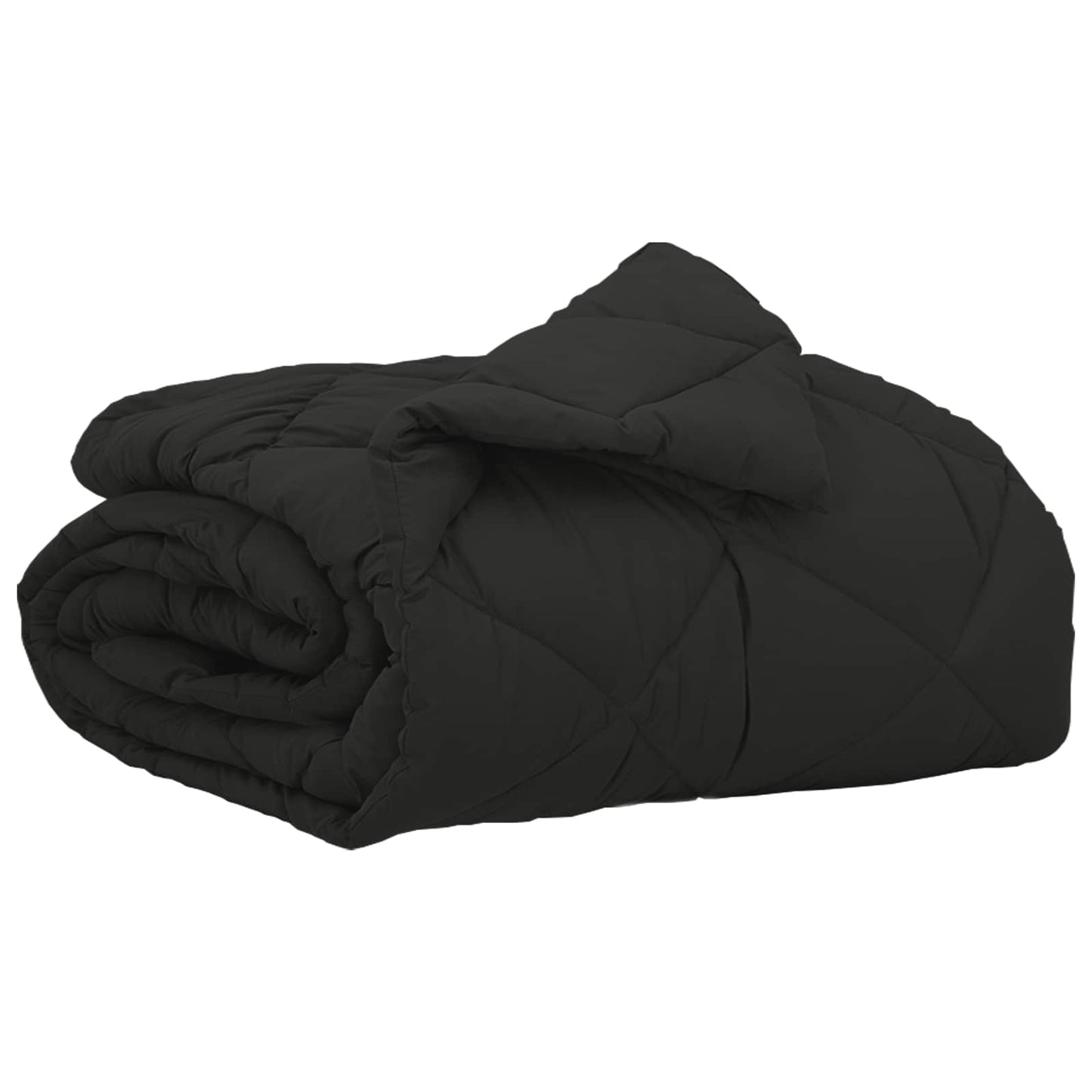 Sommerdecke 200 x 135 cm Sommer 200 gsm Schwarz