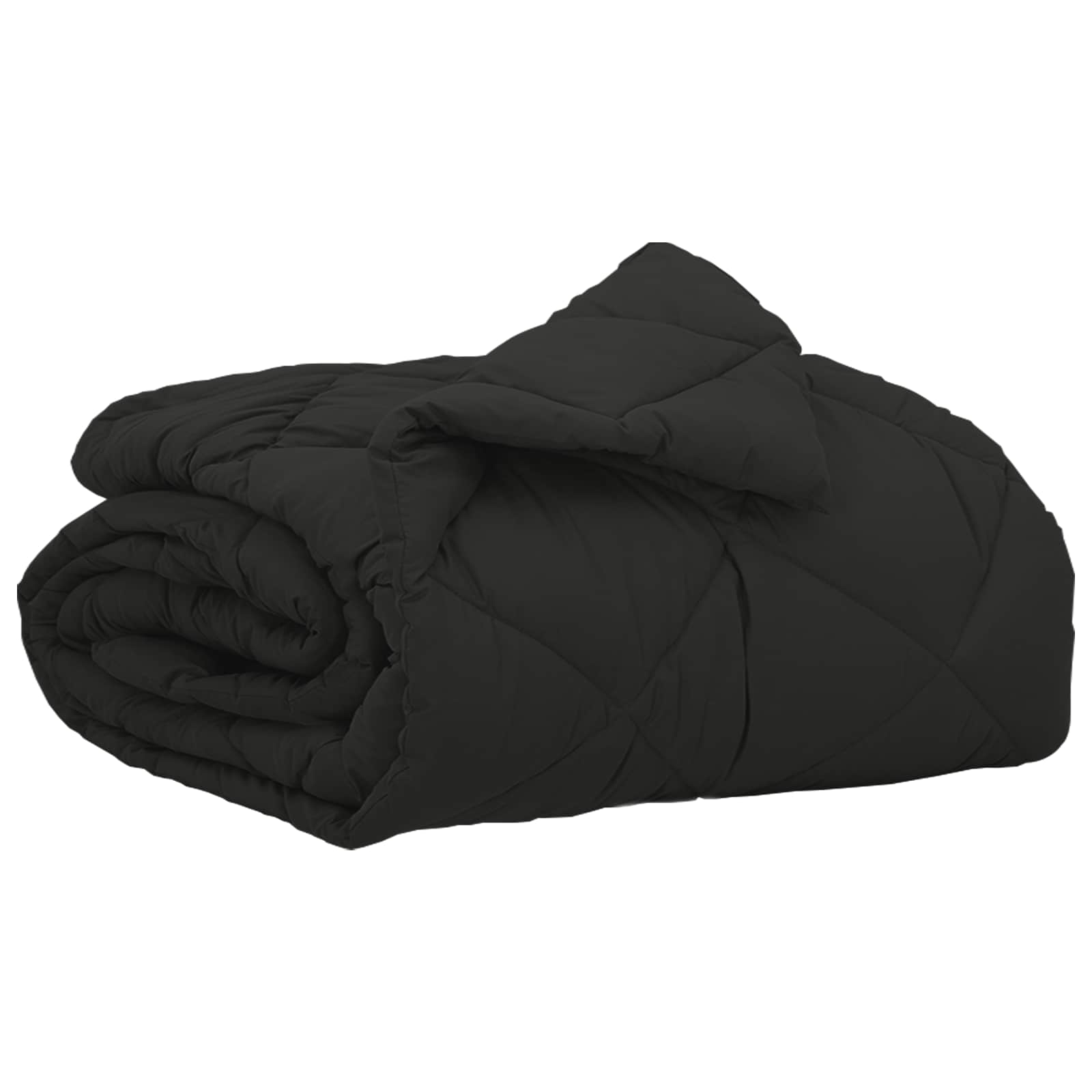 Sommerdecke 200 x 135 cm Sommer 200 gsm Schwarz