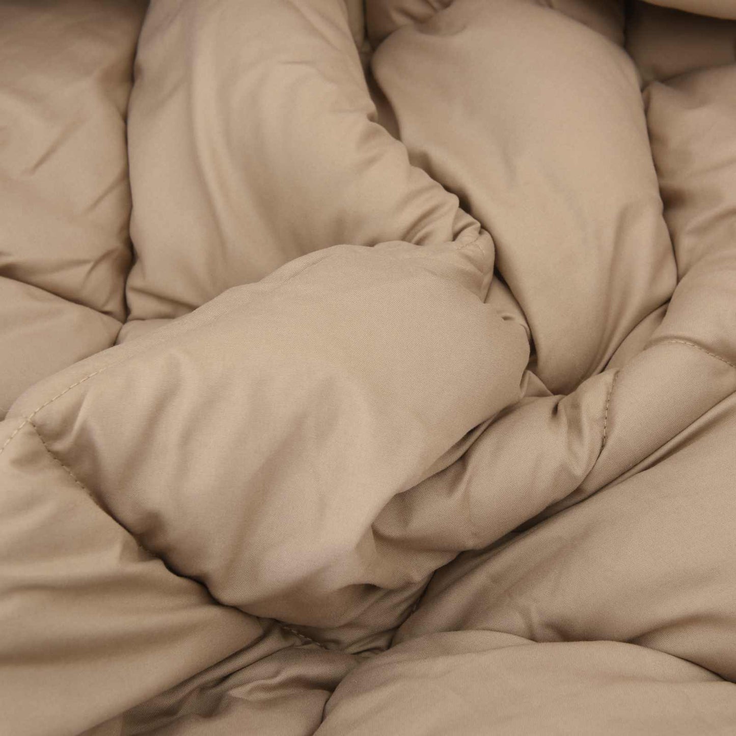 Ganzjahresbettdecke Anthrazit und Taupe 200 x 220 cm Microfiber