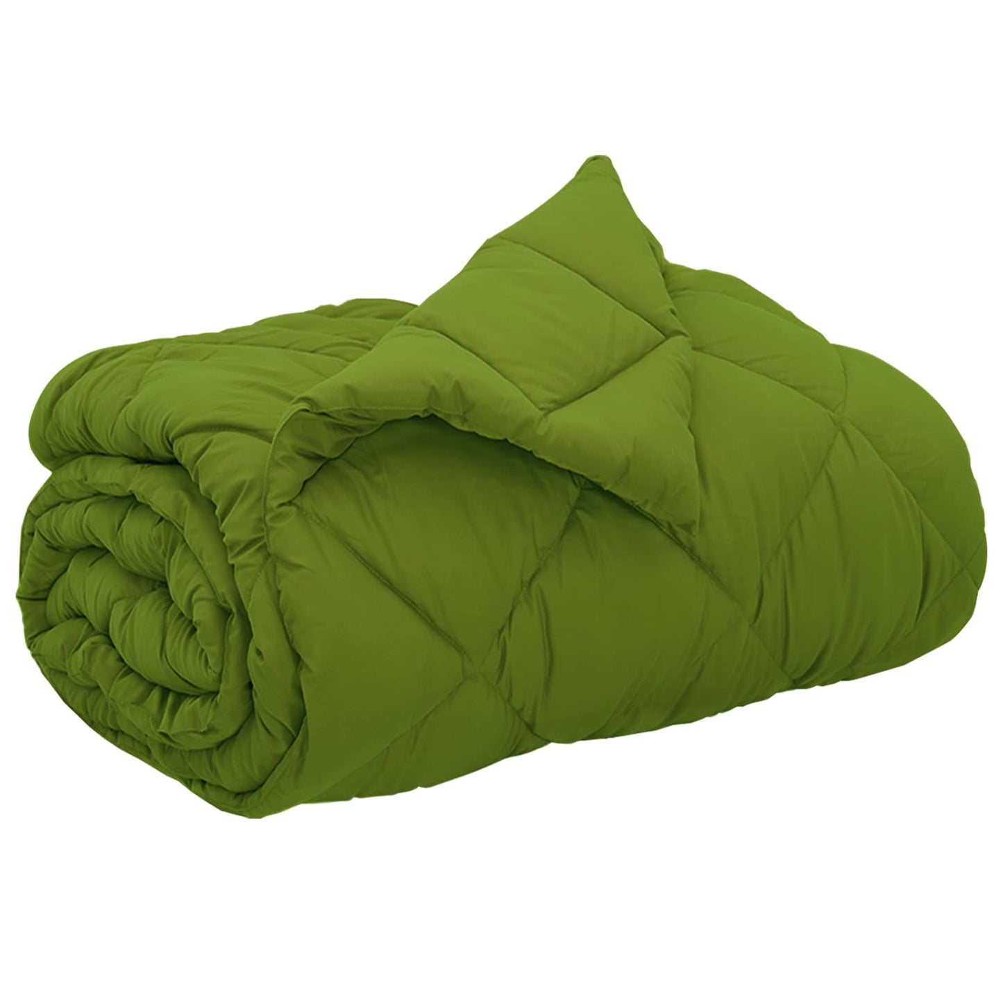 Ganzjahresbettdecke Grün 200 x 220 cm Microfiber