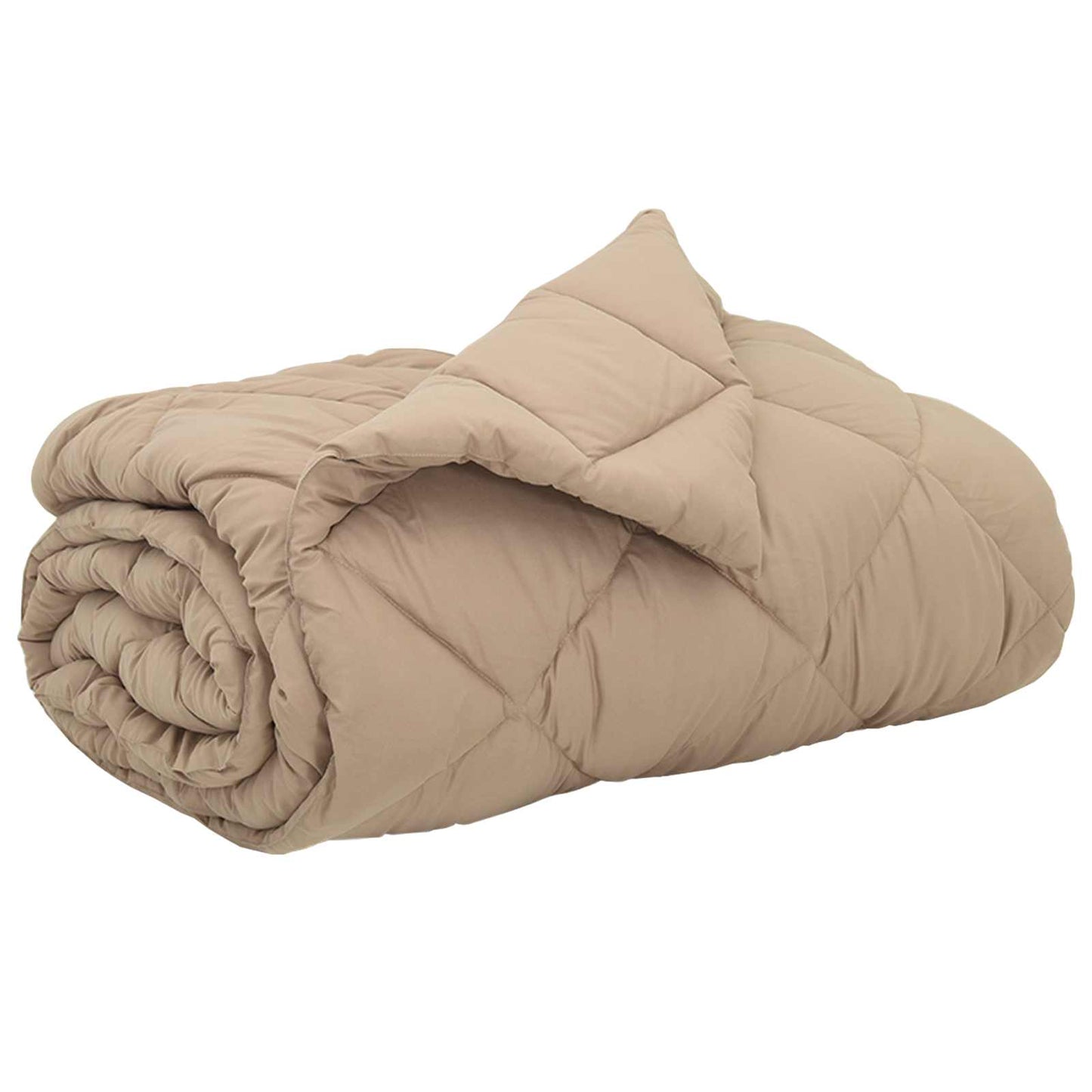 Ganzjahresbettdecke 200 x 220 cm 300 g/m² Taupe