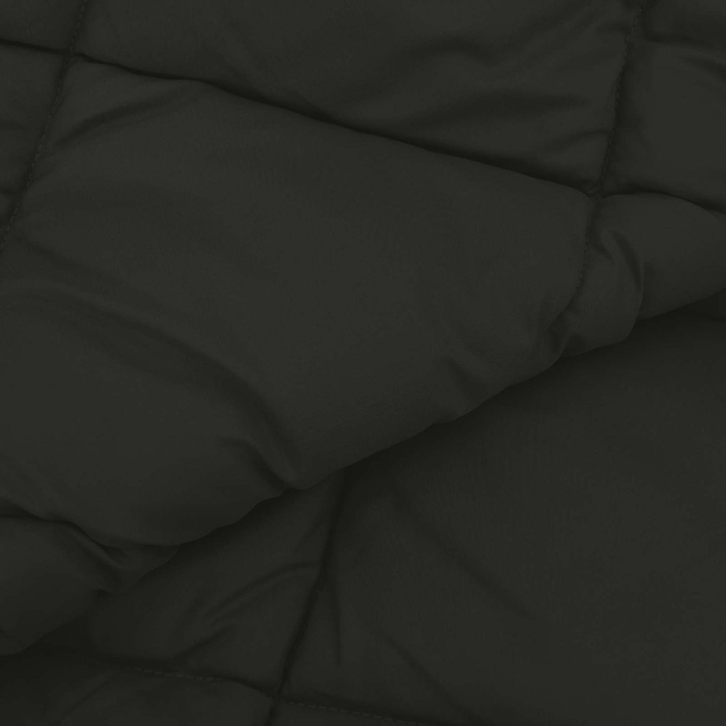 Ganzjahresbettdecke Schwarz 155 x 220 cm Microfiber