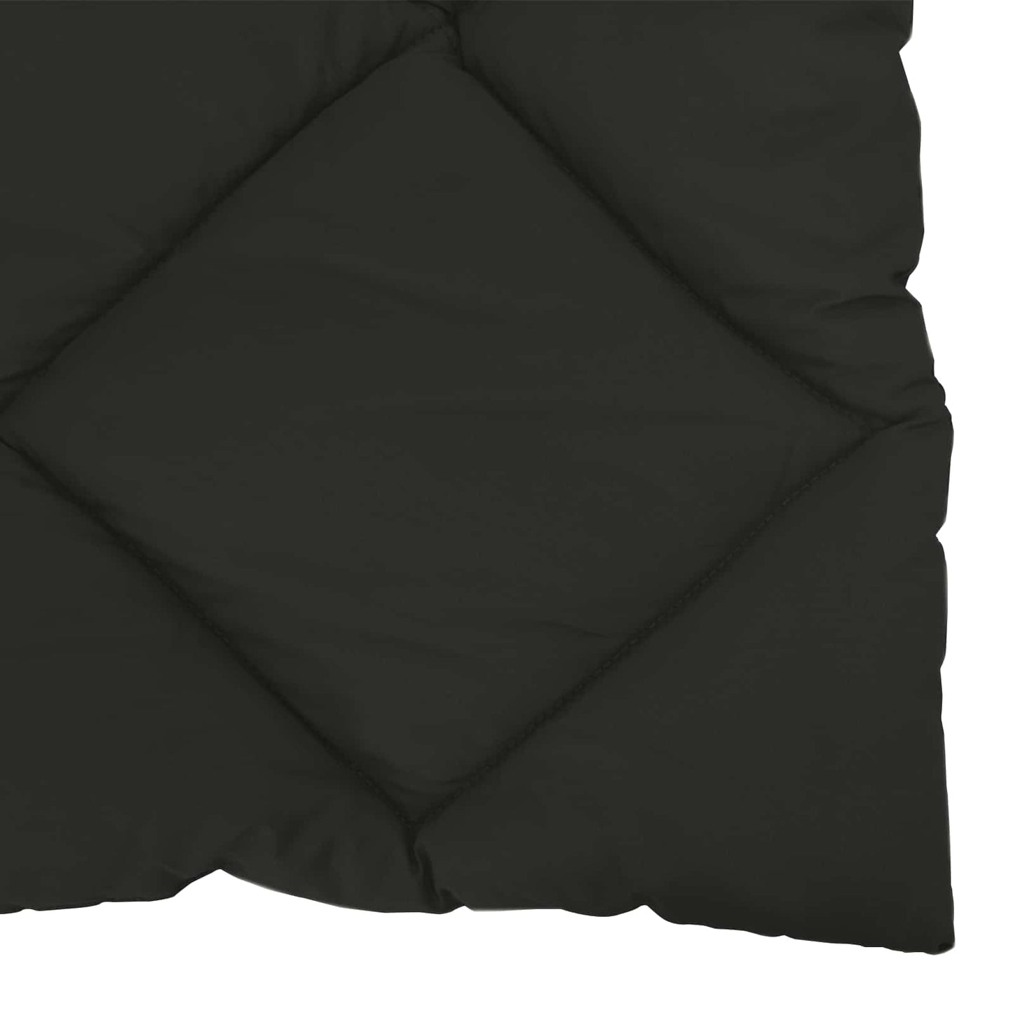 Ganzjahresbettdecke Schwarz 200 x 220 cm Microfiber