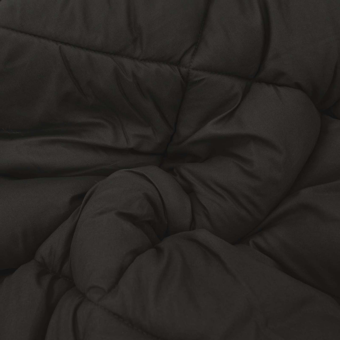 Ganzjahresbettdecke Schwarz und Taupe 200 x 200 cm Microfiber