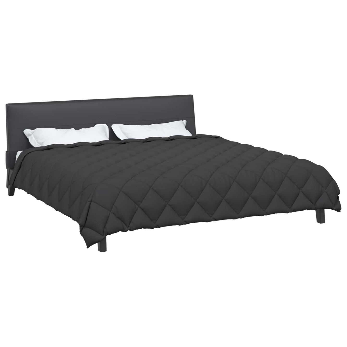 Winterbettdecke 220 x 240 cm 450 g/m² Anthrazit