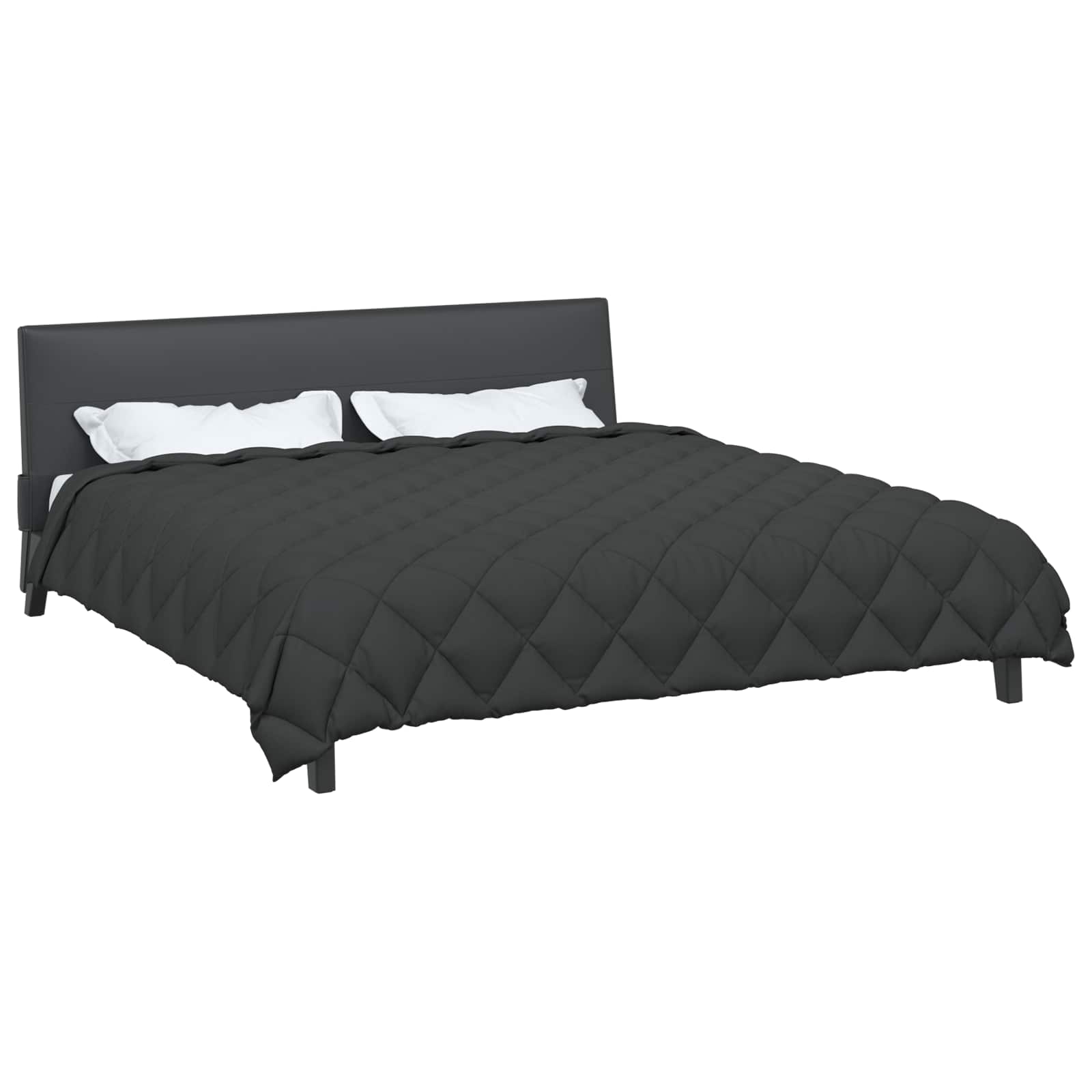 Winterbettdecke 220 x 240 cm 450 g/m² Anthrazit