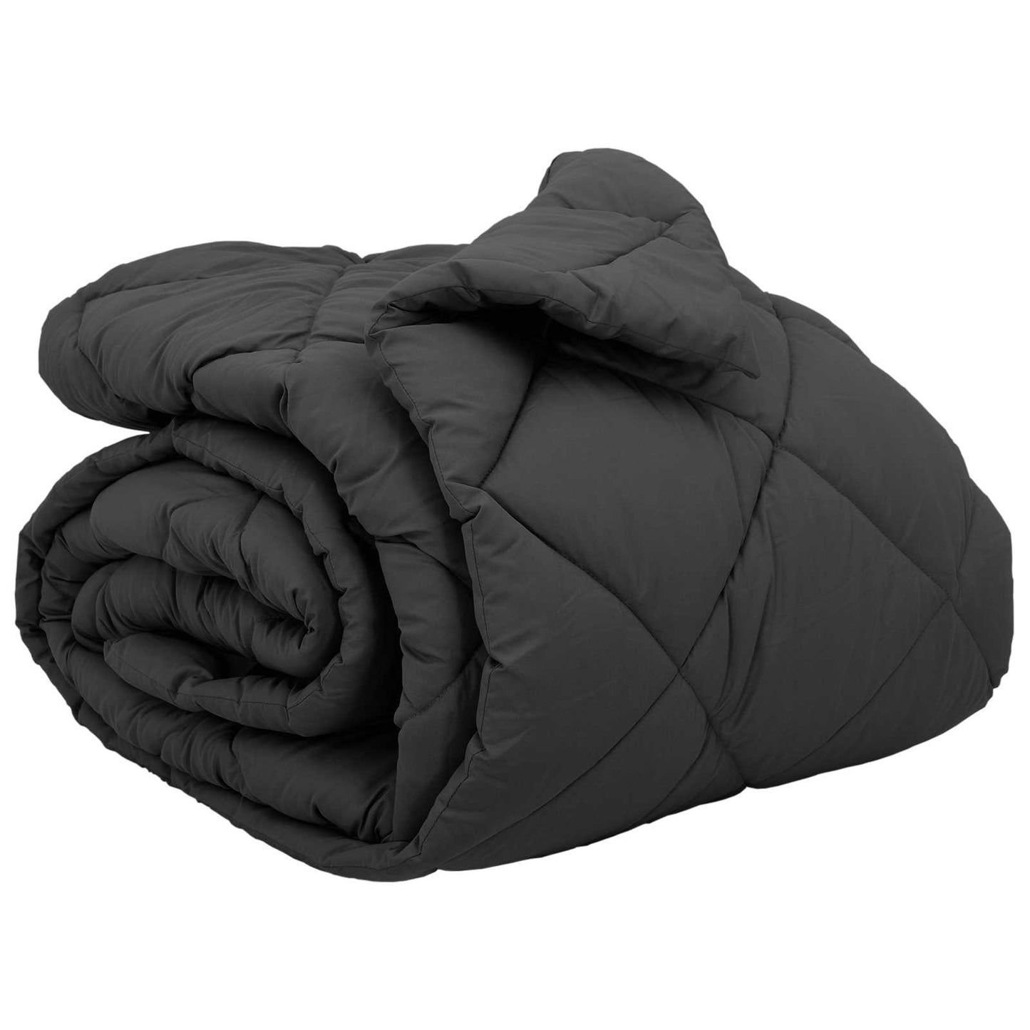 Winterbettdecke 240 x 260 cm 450 g/m² Anthrazit
