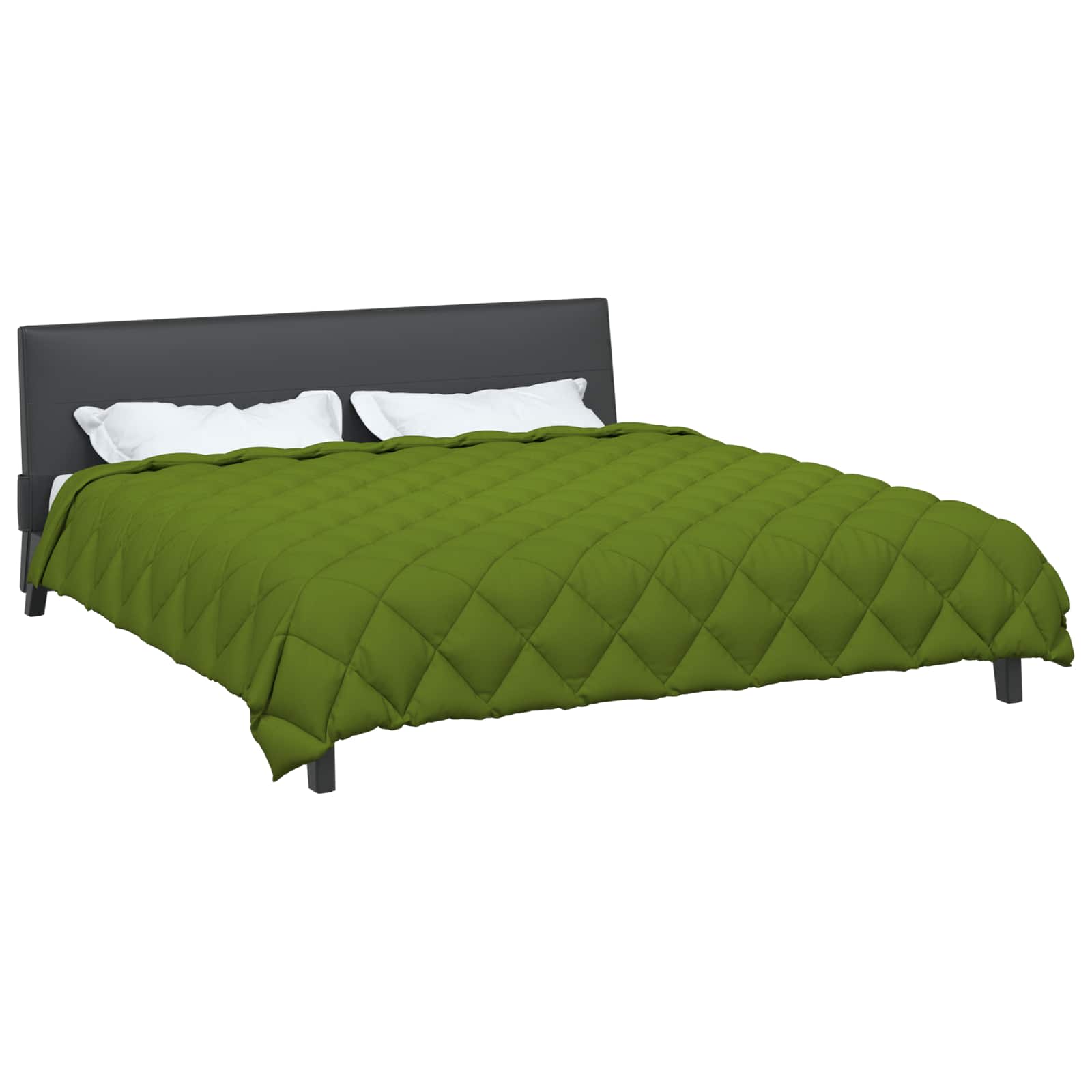Winterbettdecke 200 x 200 cm 450 g/m² Grün