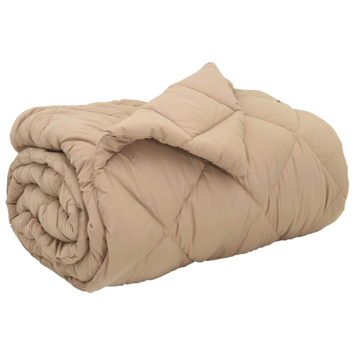Winterbettdecke 155 x 220 cm 450 g/m² Taupe